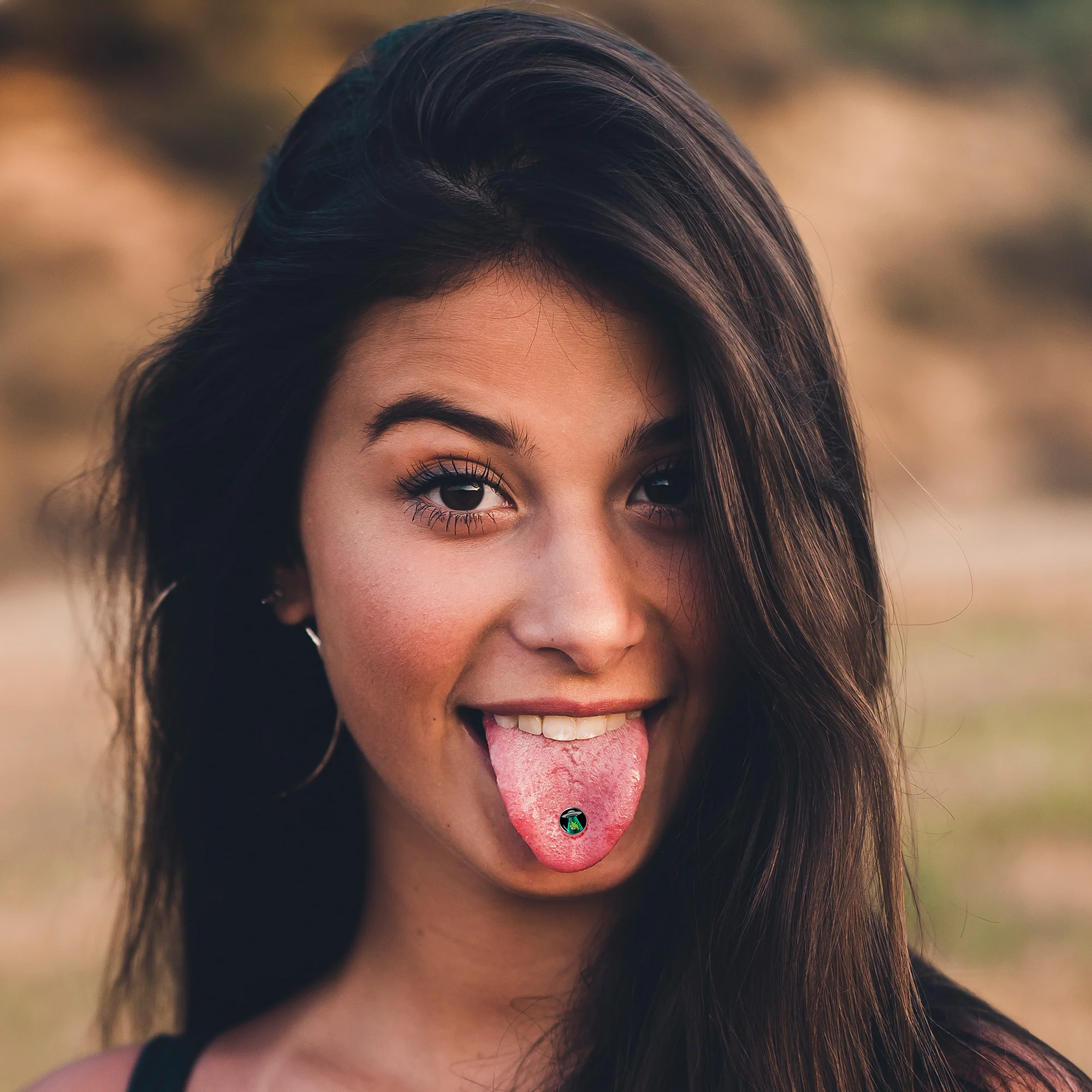 Alien UFO Dinosaur Abduction Barbell Tongue Ring by Onyx O - Image 4