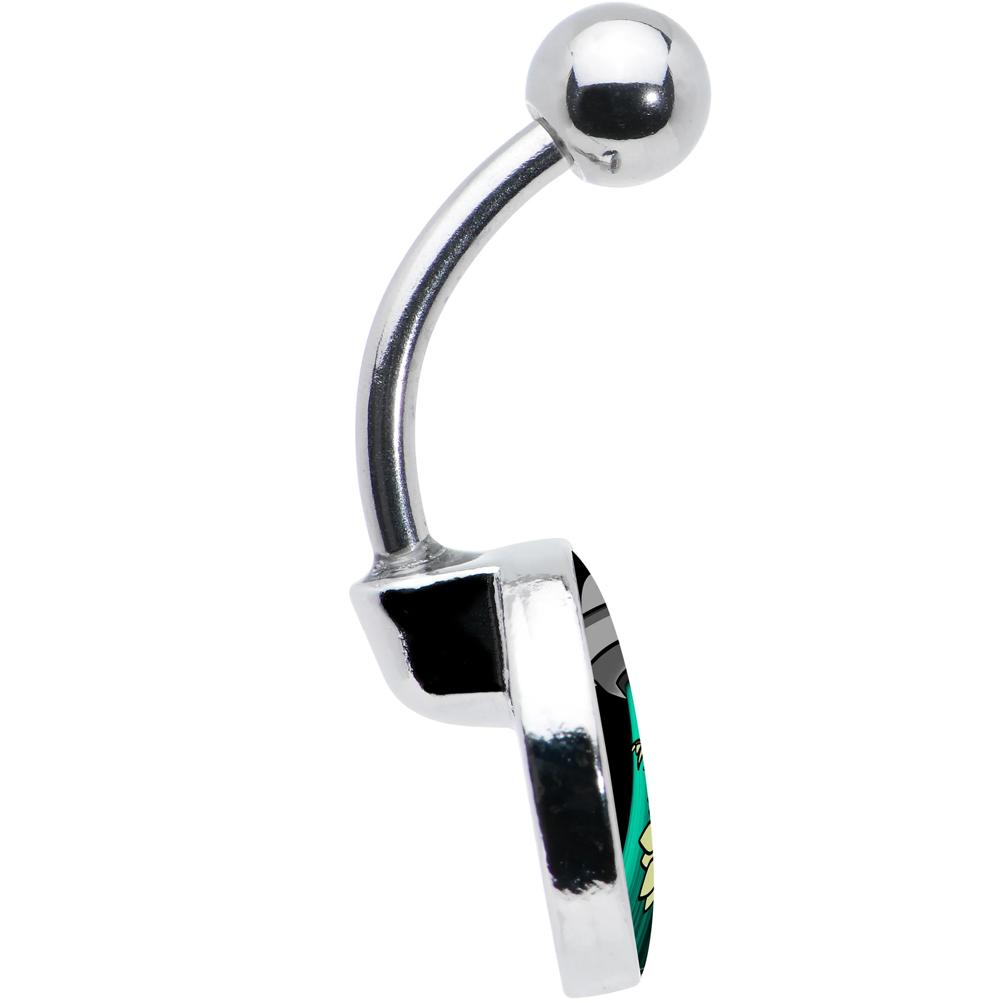 Alien UFO Dinosaur Abduction Belly Ring by Onyx O - Image 4