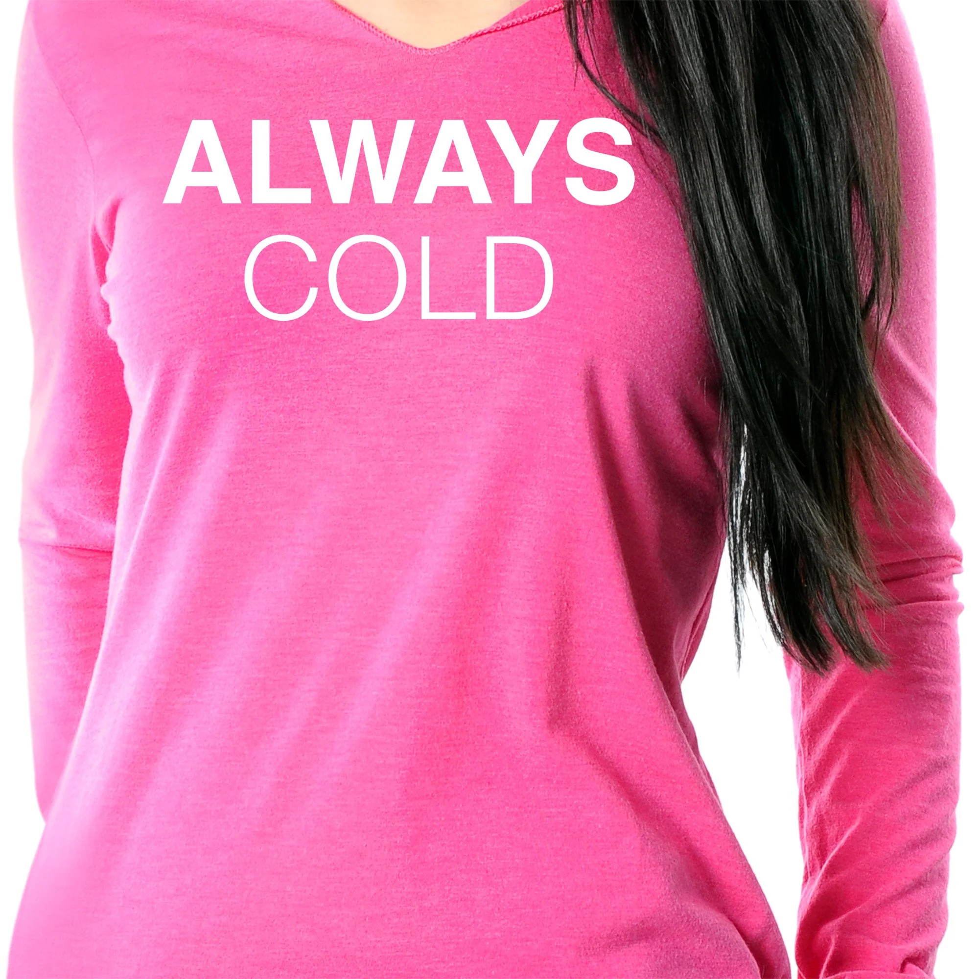 Always Cold Tapered Long Sleeve Hoodie - Image 3