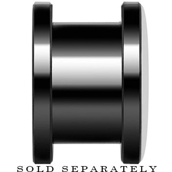 Anodized Black Titanium Custom Photo Screw Fit Plug - buy 2 for a pair - Image 10