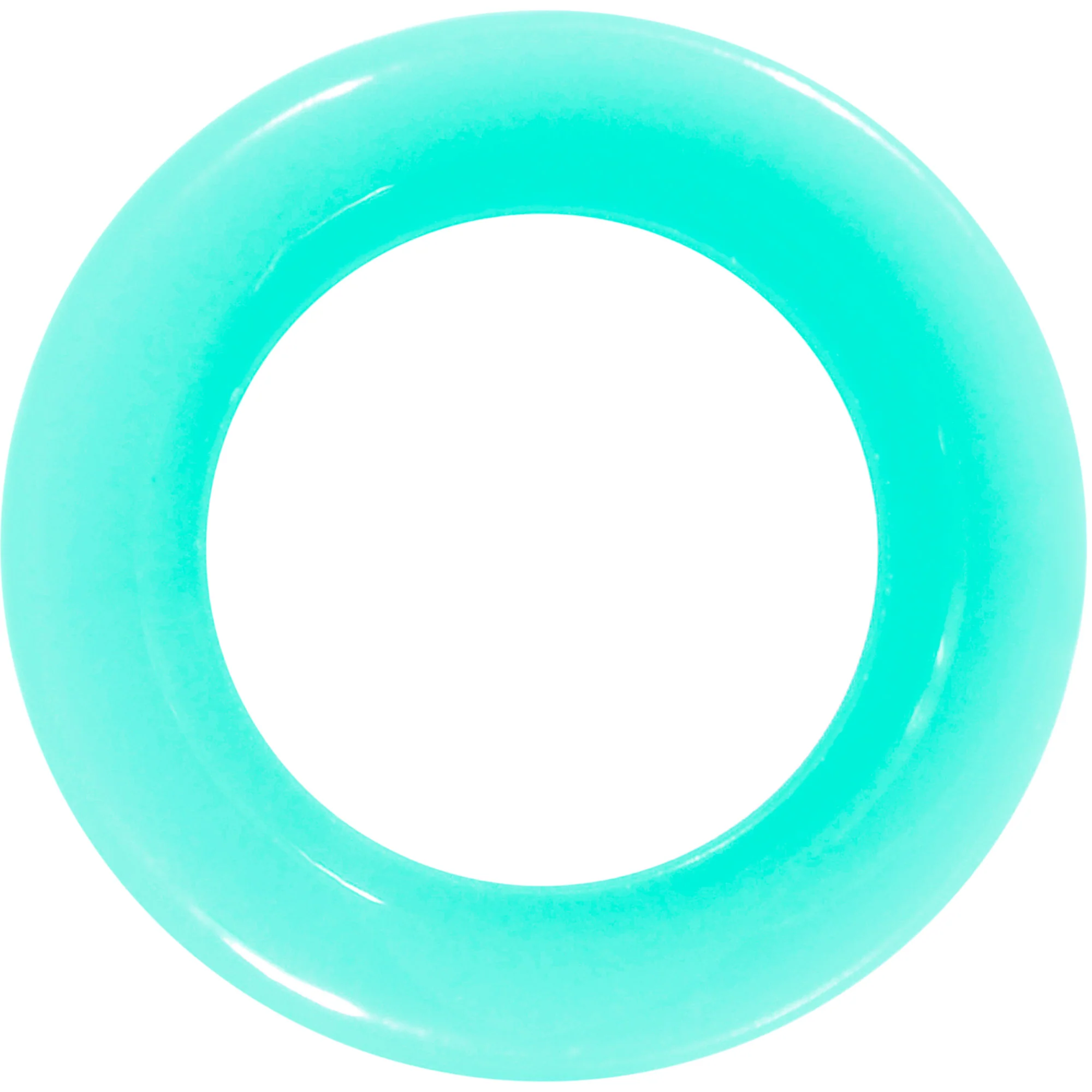Aqua Acrylic UV Saddle Tunnel Plug Set 12mm to 26mm - Image 4