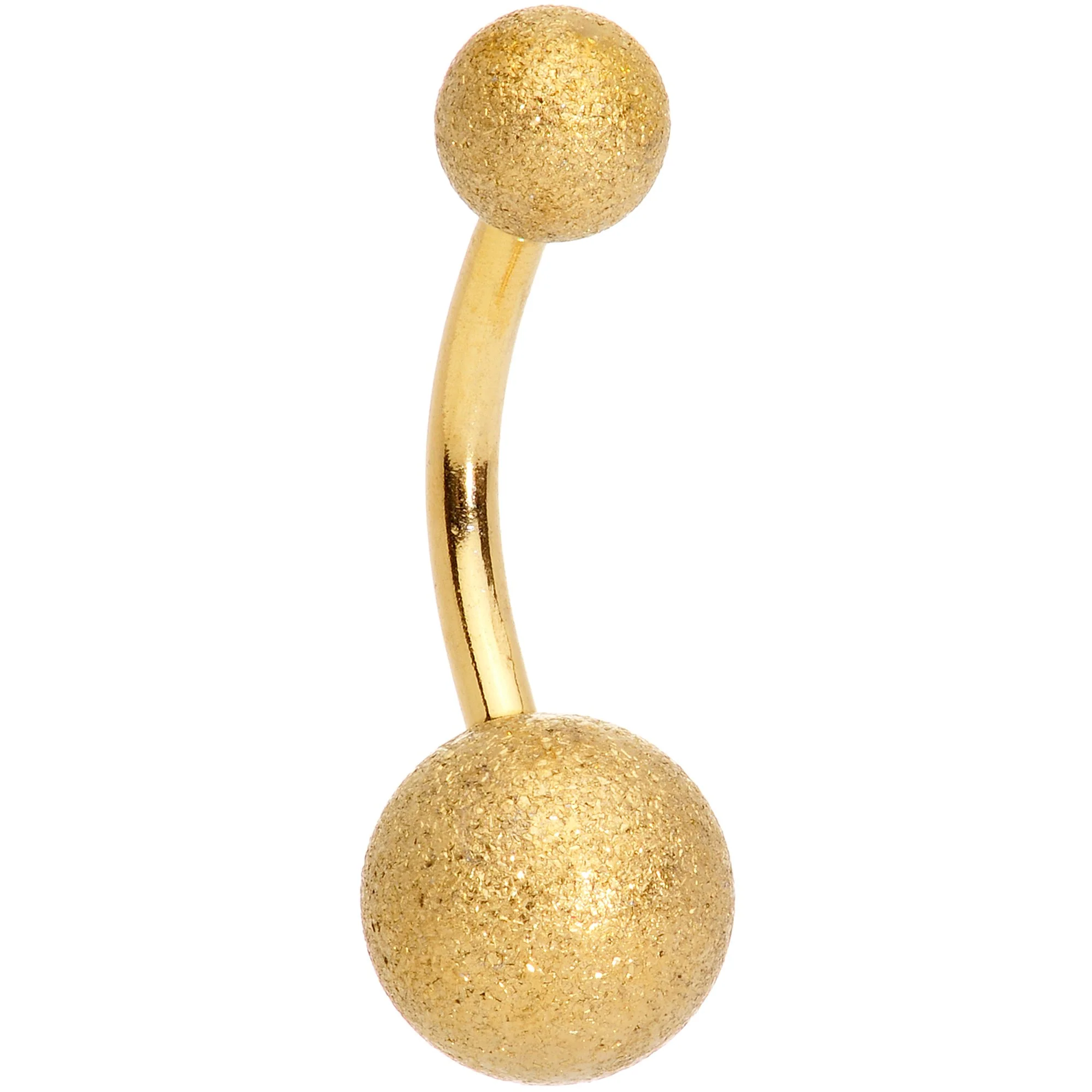 Aurora Gem Gold Tone Elegant Dance Belly Ring Set of 3 - Image 4