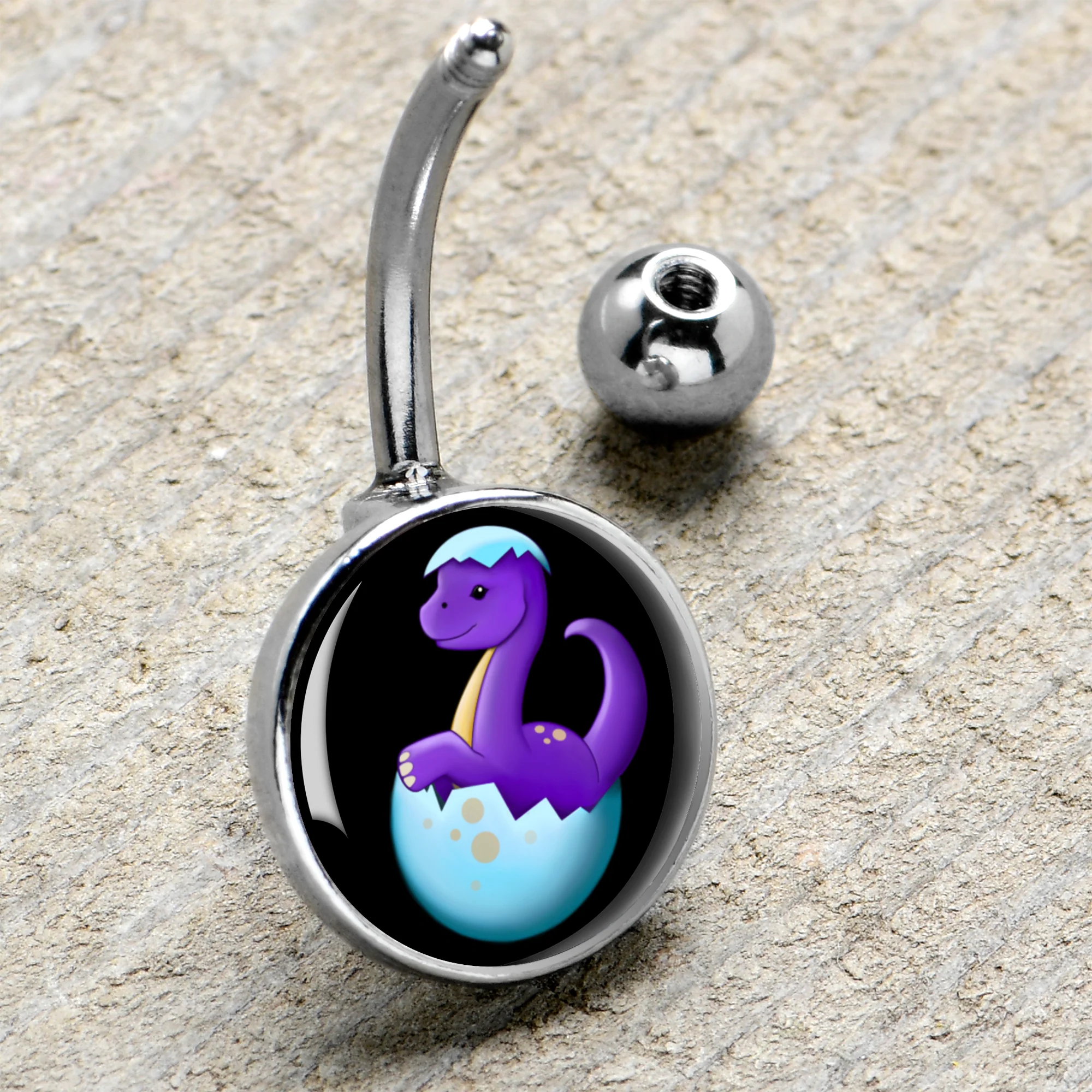 Baby Dinosaur Belly Ring by Onyx O - Image 4
