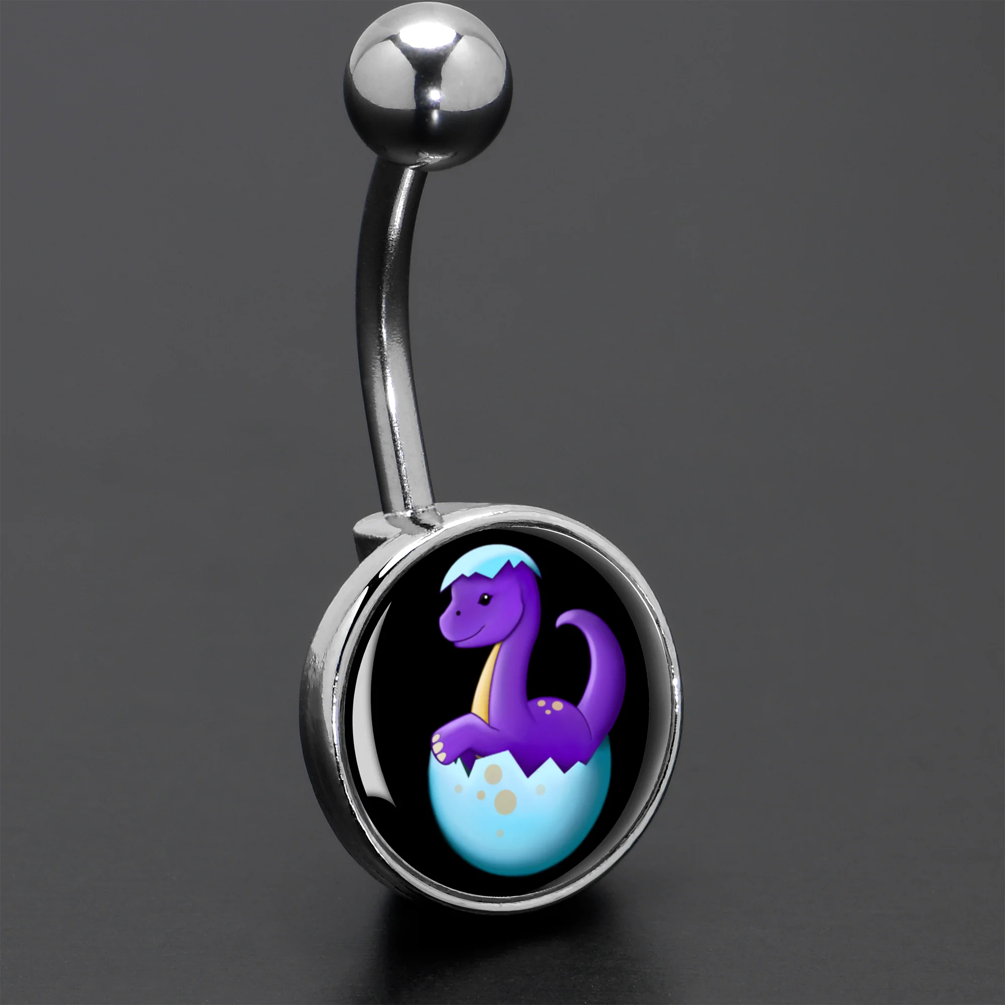 Baby Dinosaur Belly Ring by Onyx O - Image 8
