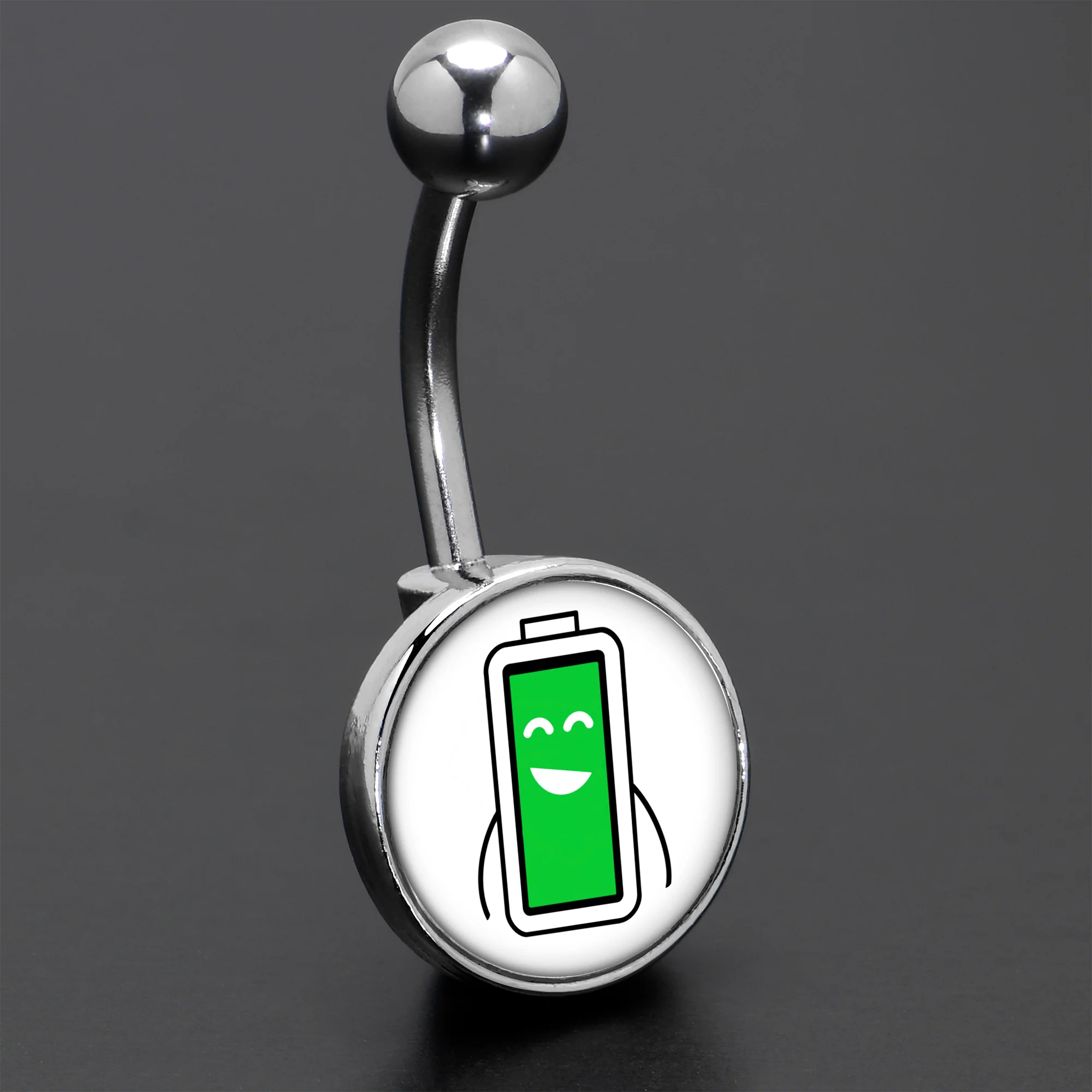Battery Full Belly Ring by Onyx O - Image 8