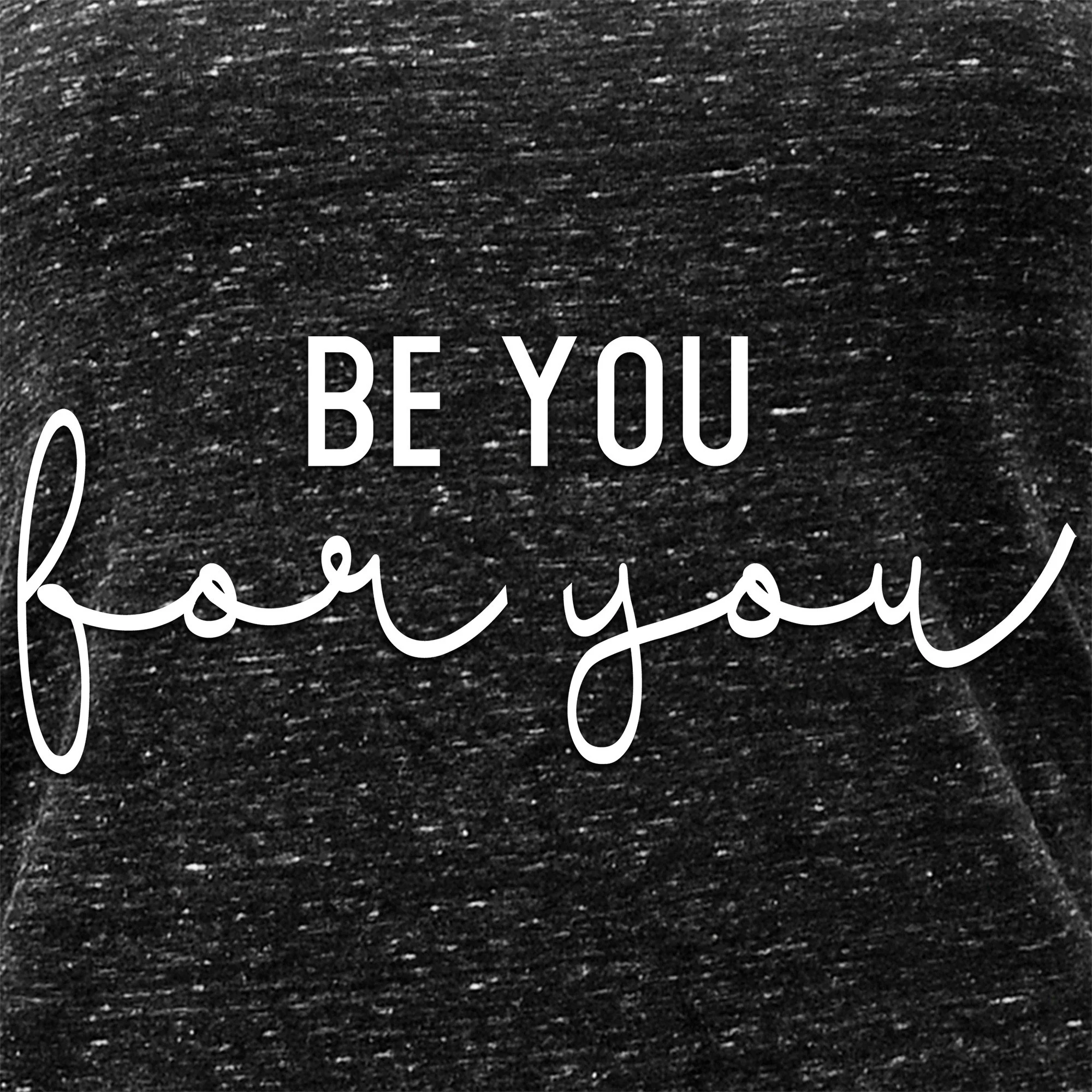 Be You, For You Black Gray Cosmic Twist Back Tank Top - Image 2