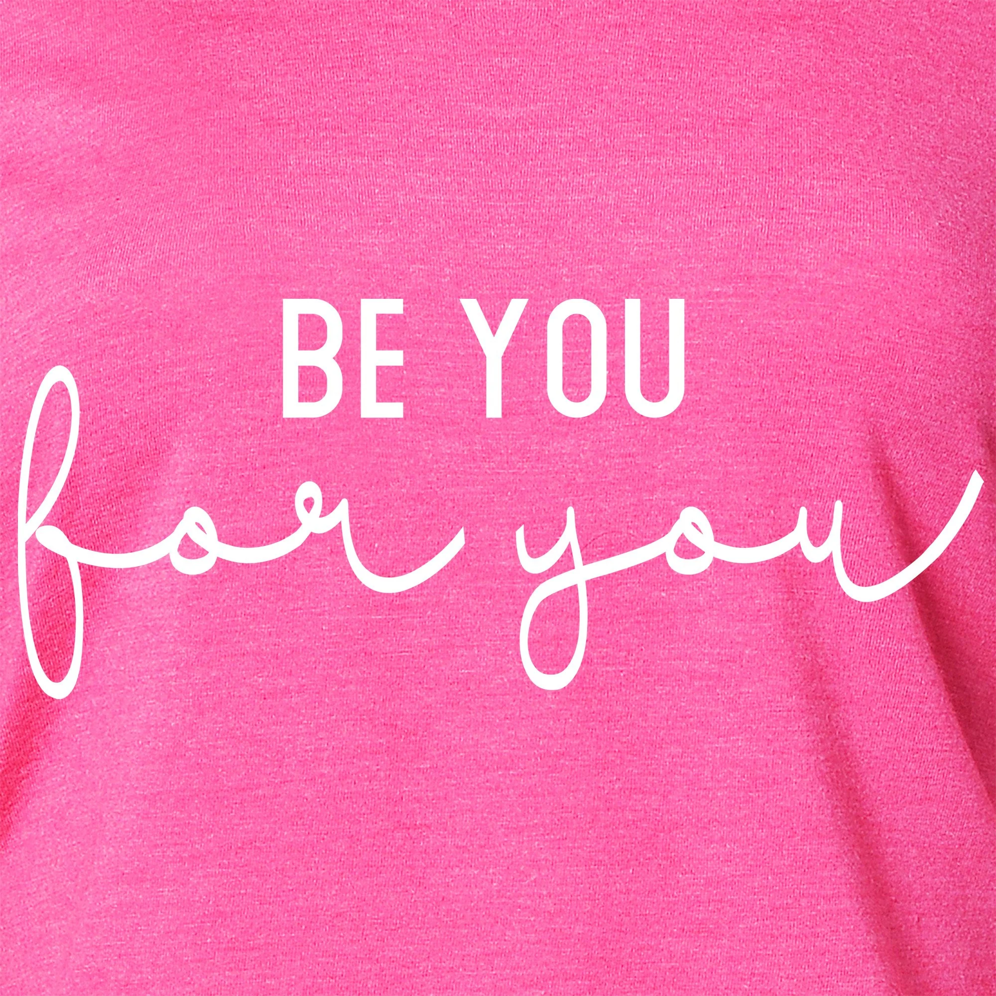 Be You, For You Black Tapered Long Sleeve Hoodie - Image 5