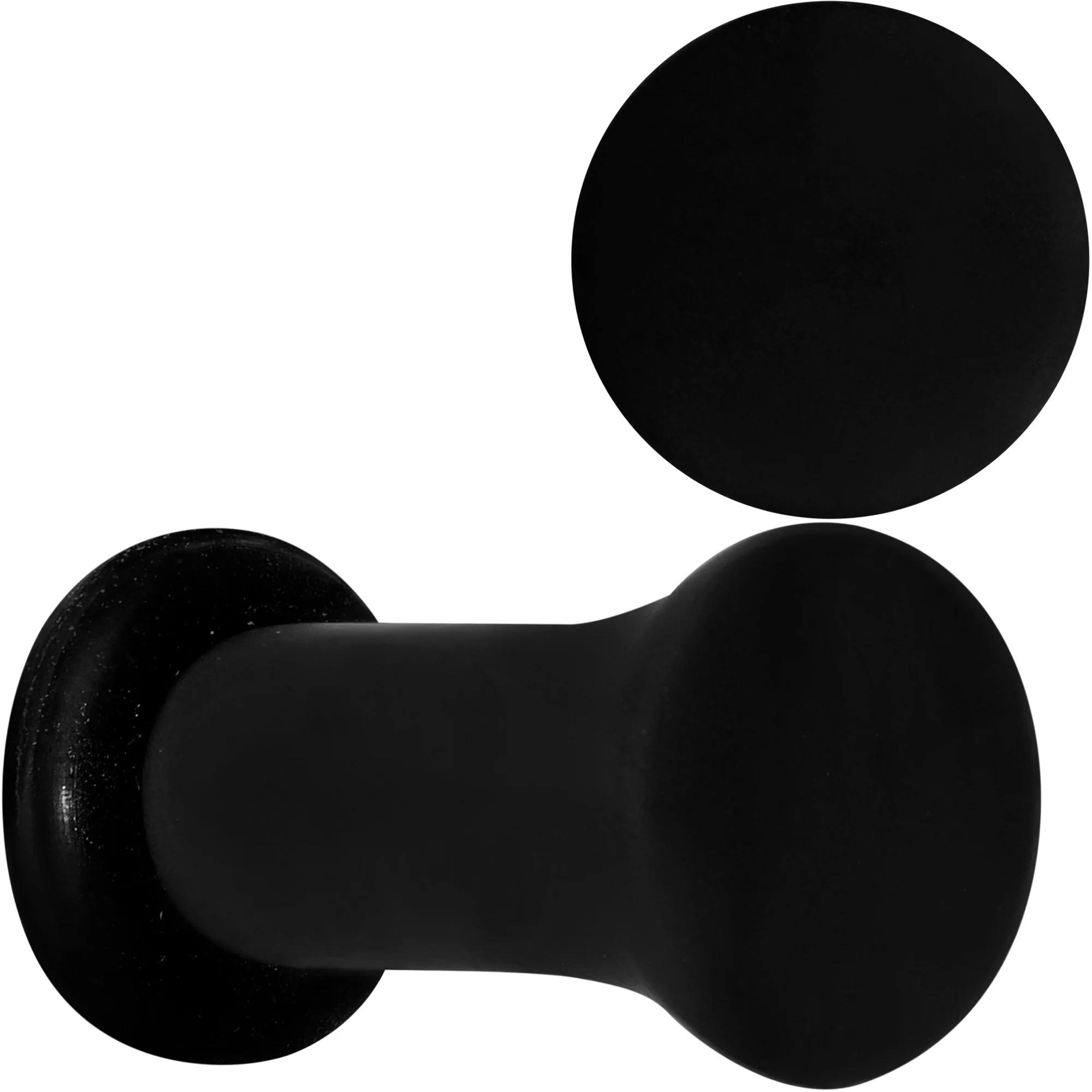 Beauteous Black Matte Acrylic Single Flare Plug Set - Image 7