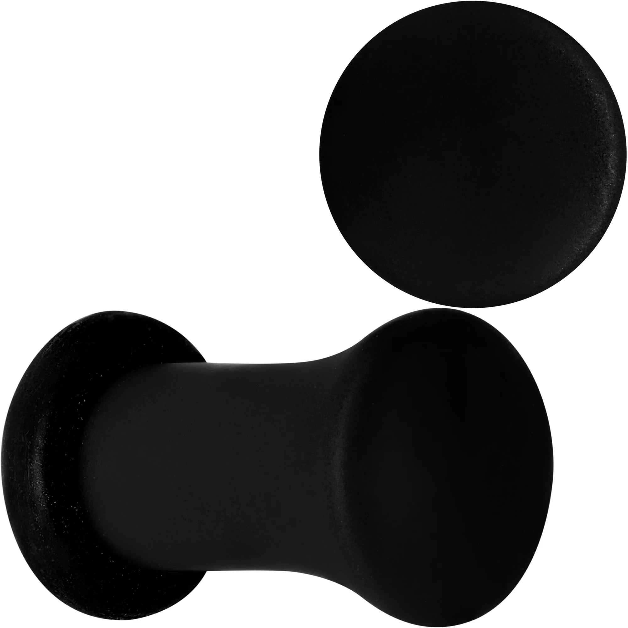 Beauteous Black Matte Acrylic Single Flare Plug Set - Image 8