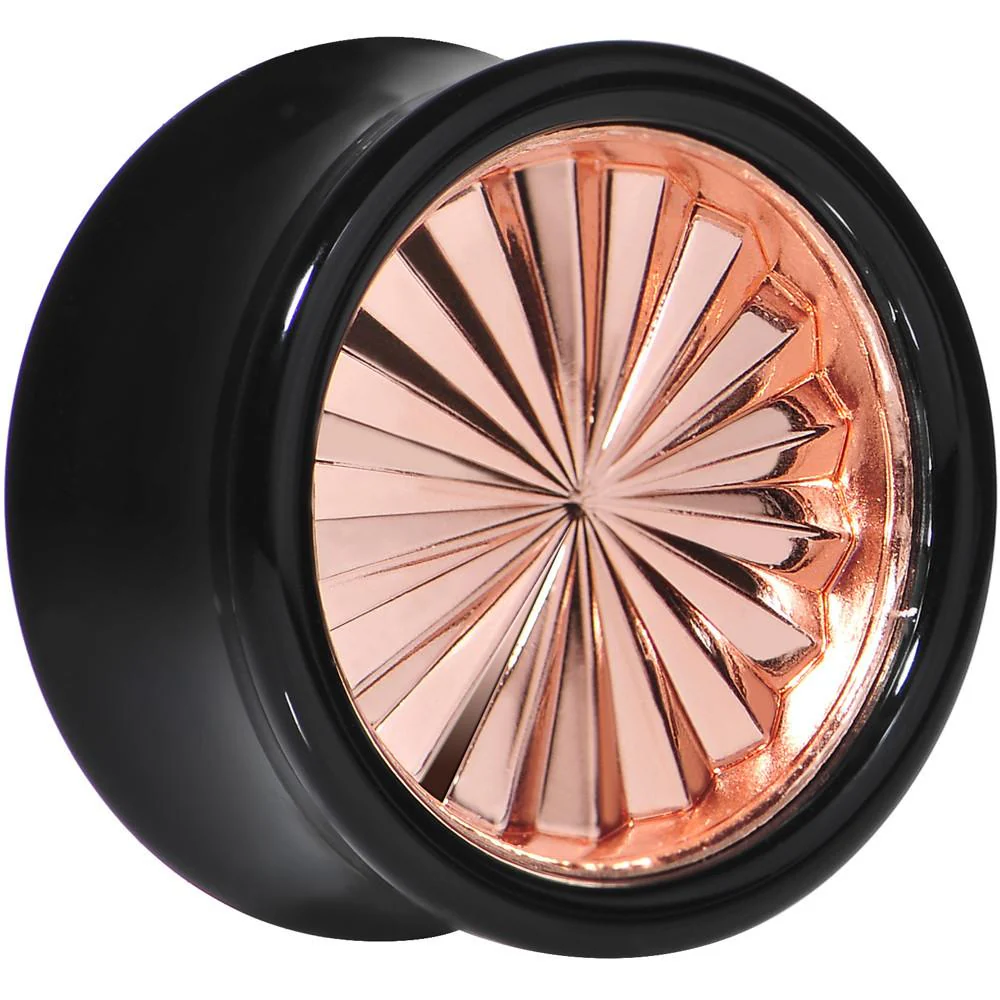 Black Acrylic Pink Flashy Tire Rim Saddle Plug 2G to 20mm - Image 8