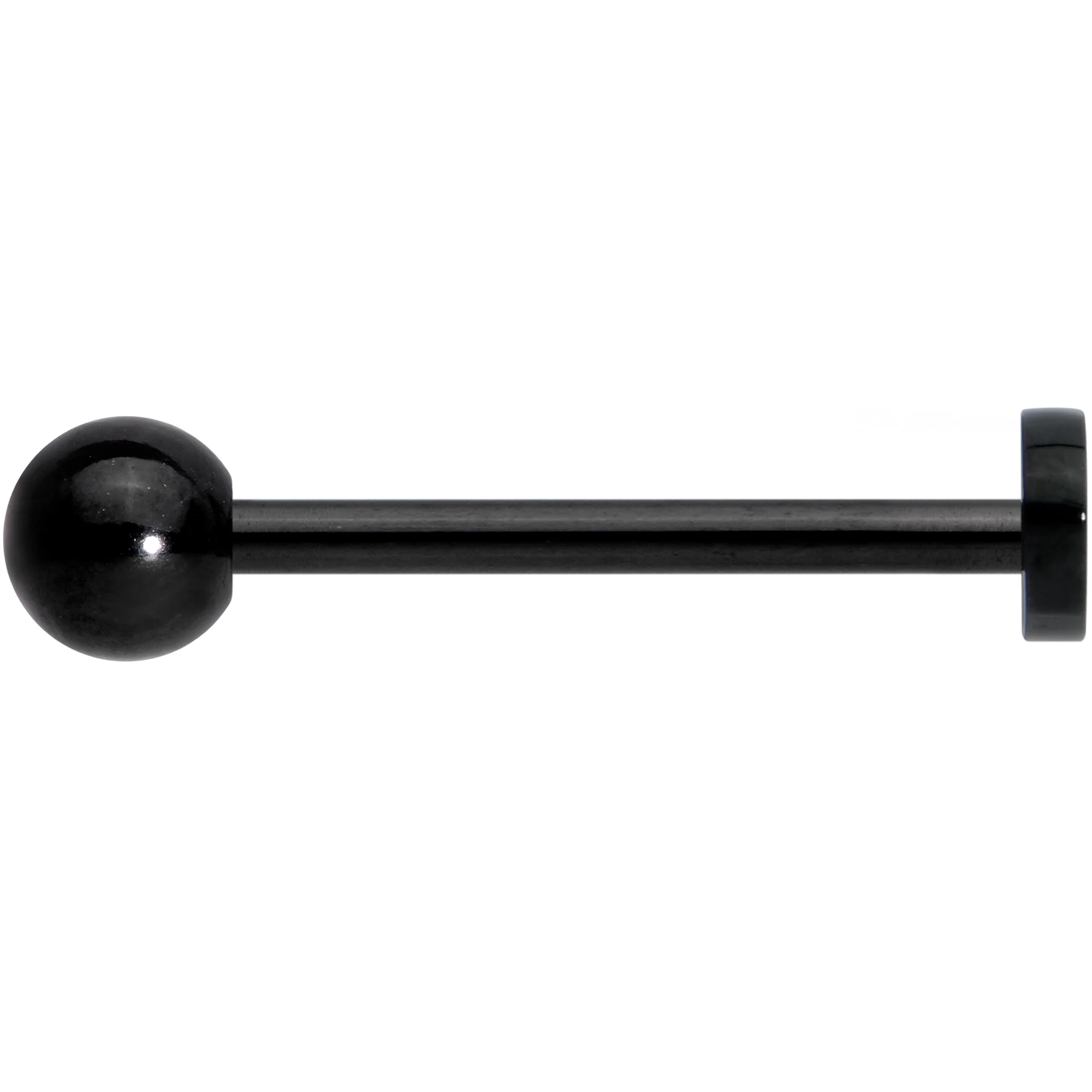 Black Cheery Nautical Whale Barbell Tongue Ring - Image 3