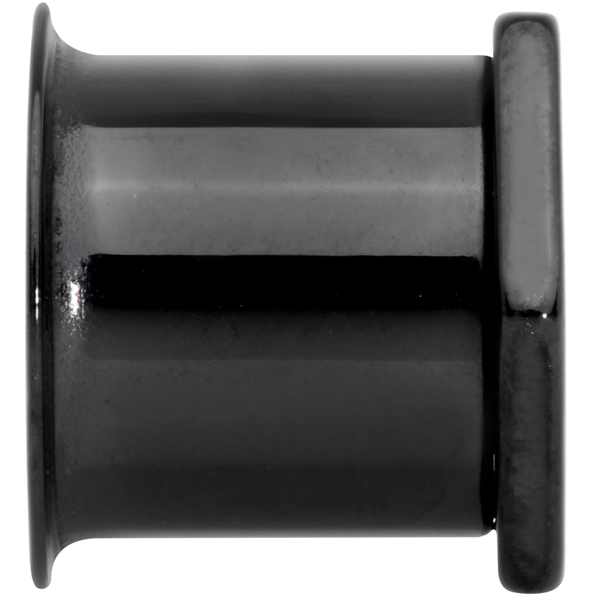 Black Geometric Hexagon Double Flare Tunnel Plug Set 3mm to 25mm - Image 4