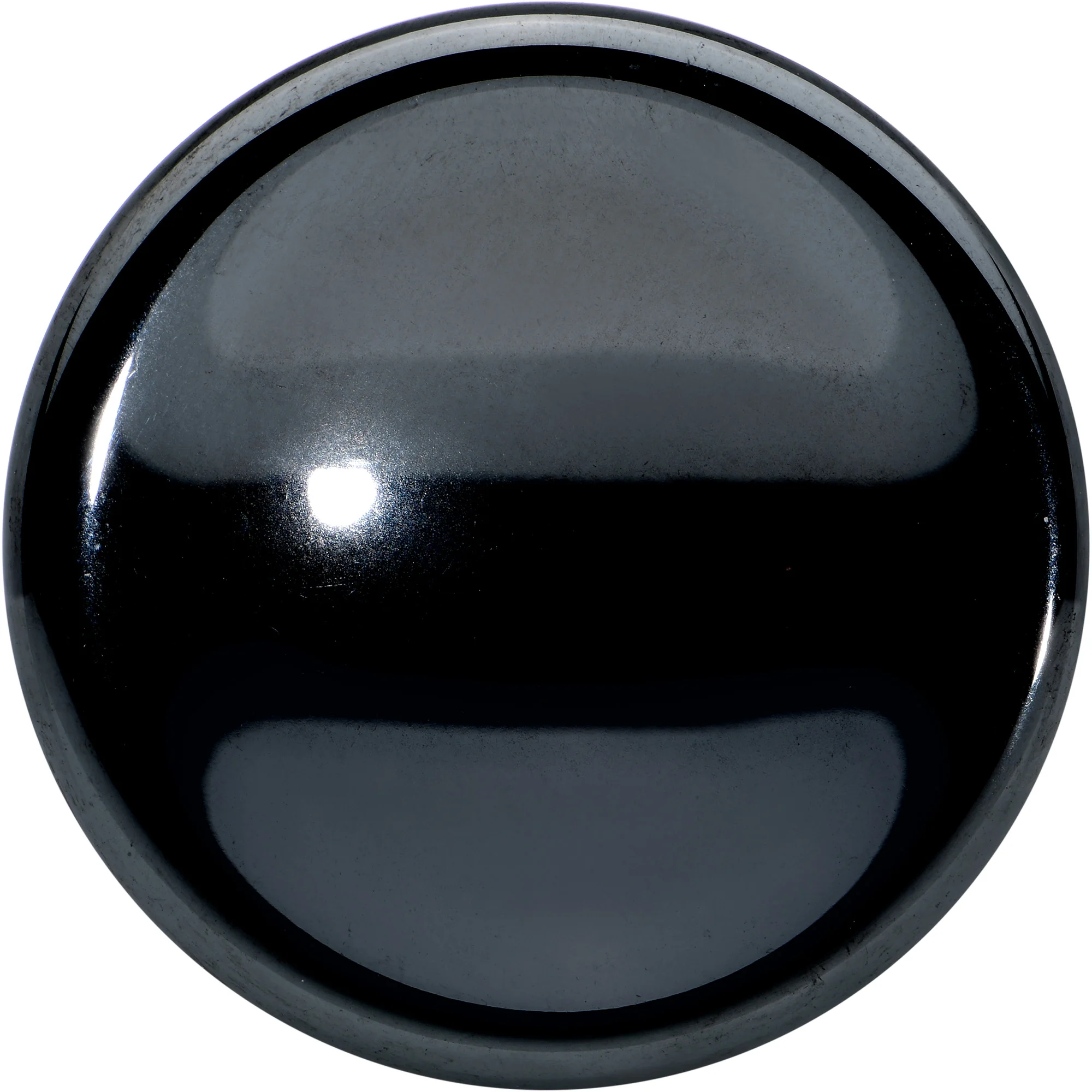 Black Hematite Concave Saddle Plug Set - Image 4