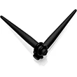 Black Matte Acrylic Straight Taper Set Available in Sizes 12G to 00G - Image 9
