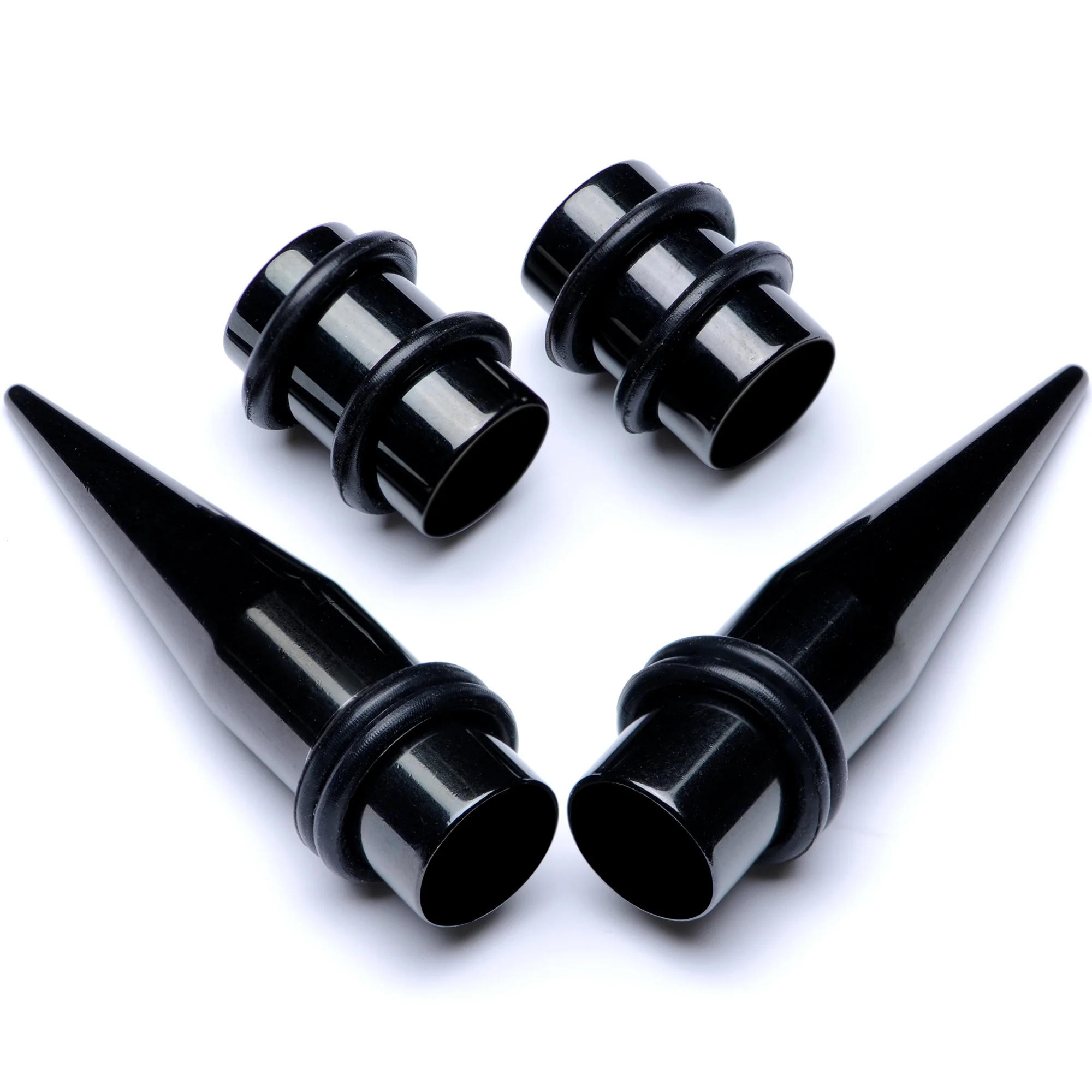 Black PVD Straight Plug and Taper Set Sizes 5mm to 10mm - Image 7