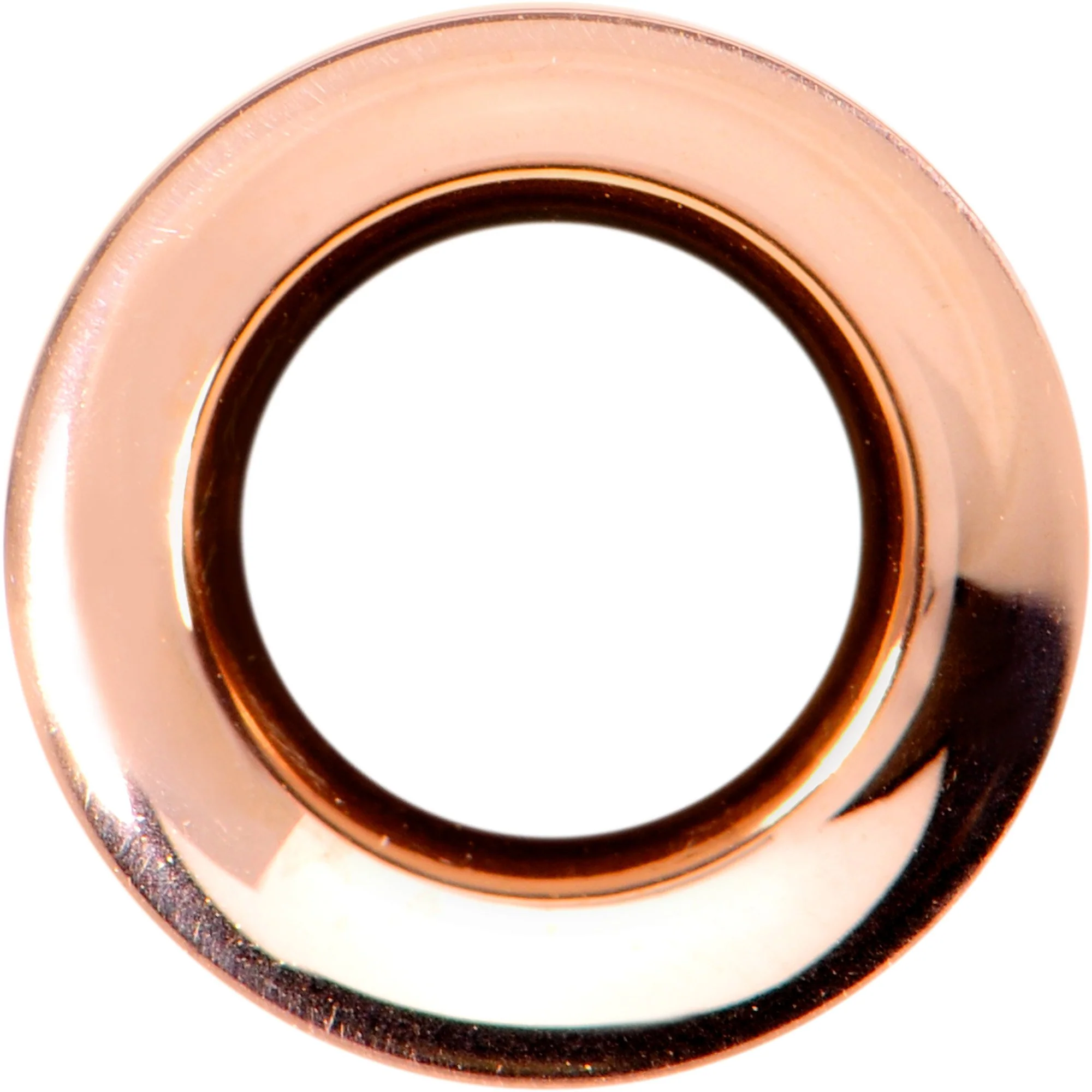 Black Rose Gold PVD Two Tone Screw Fit Tunnel Plug Set 3mm to 16mm - Image 3