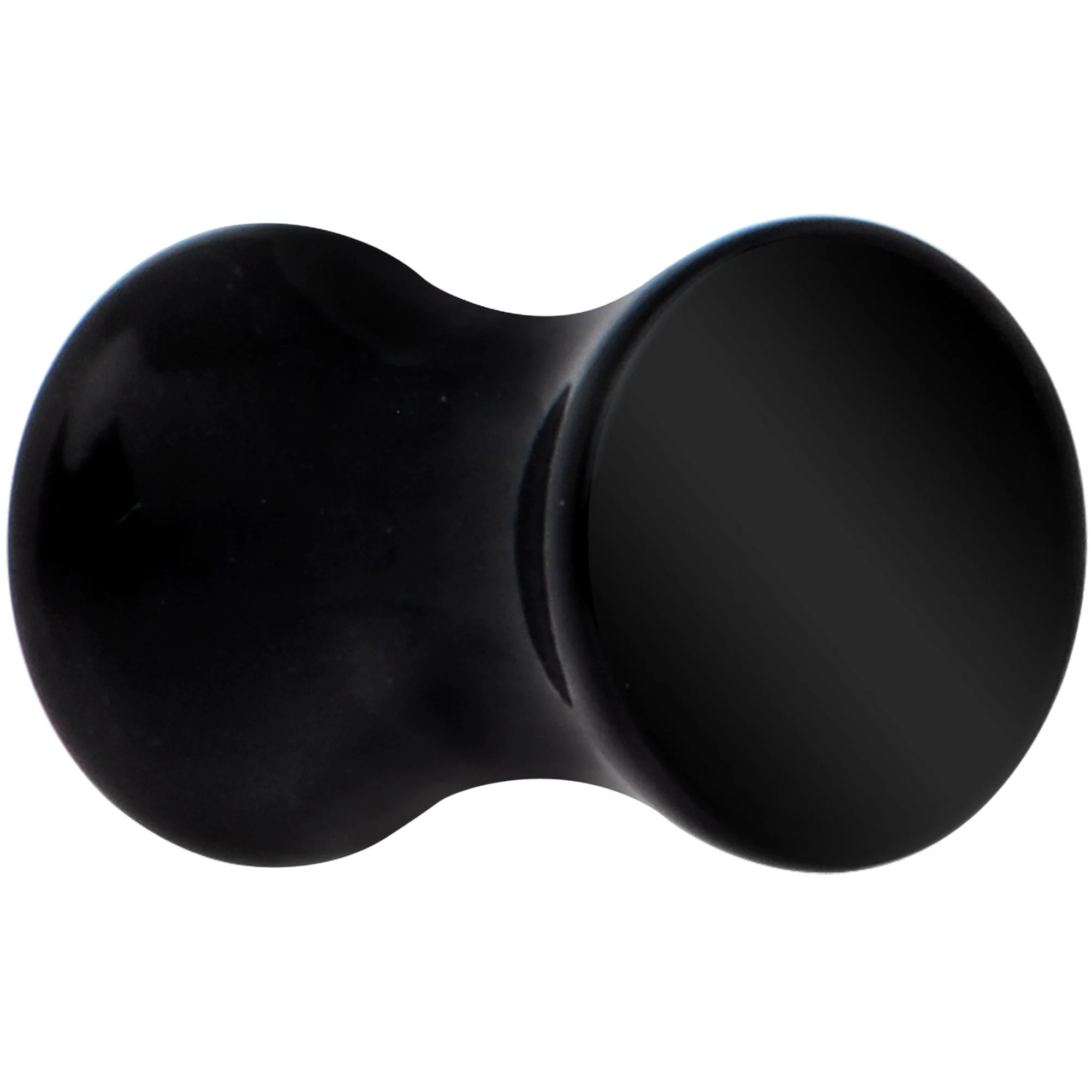 Black UV Acrylic Saddle Plug Set 5mm to 25mm - Image 2