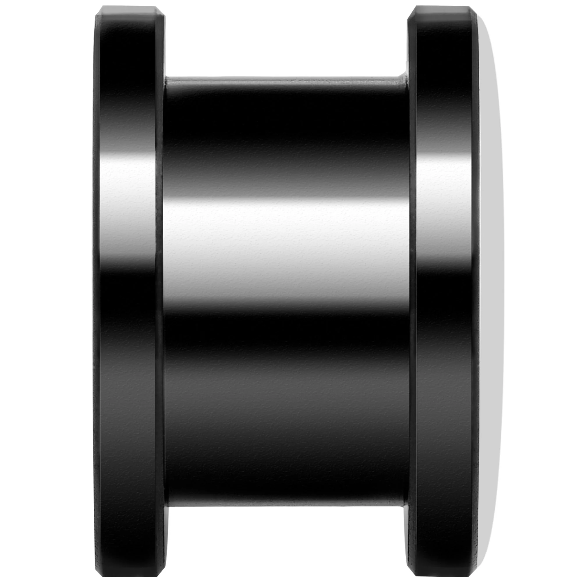 Black White Owl Black Anodized Screw Fit Plug Set 1/2 - Image 3