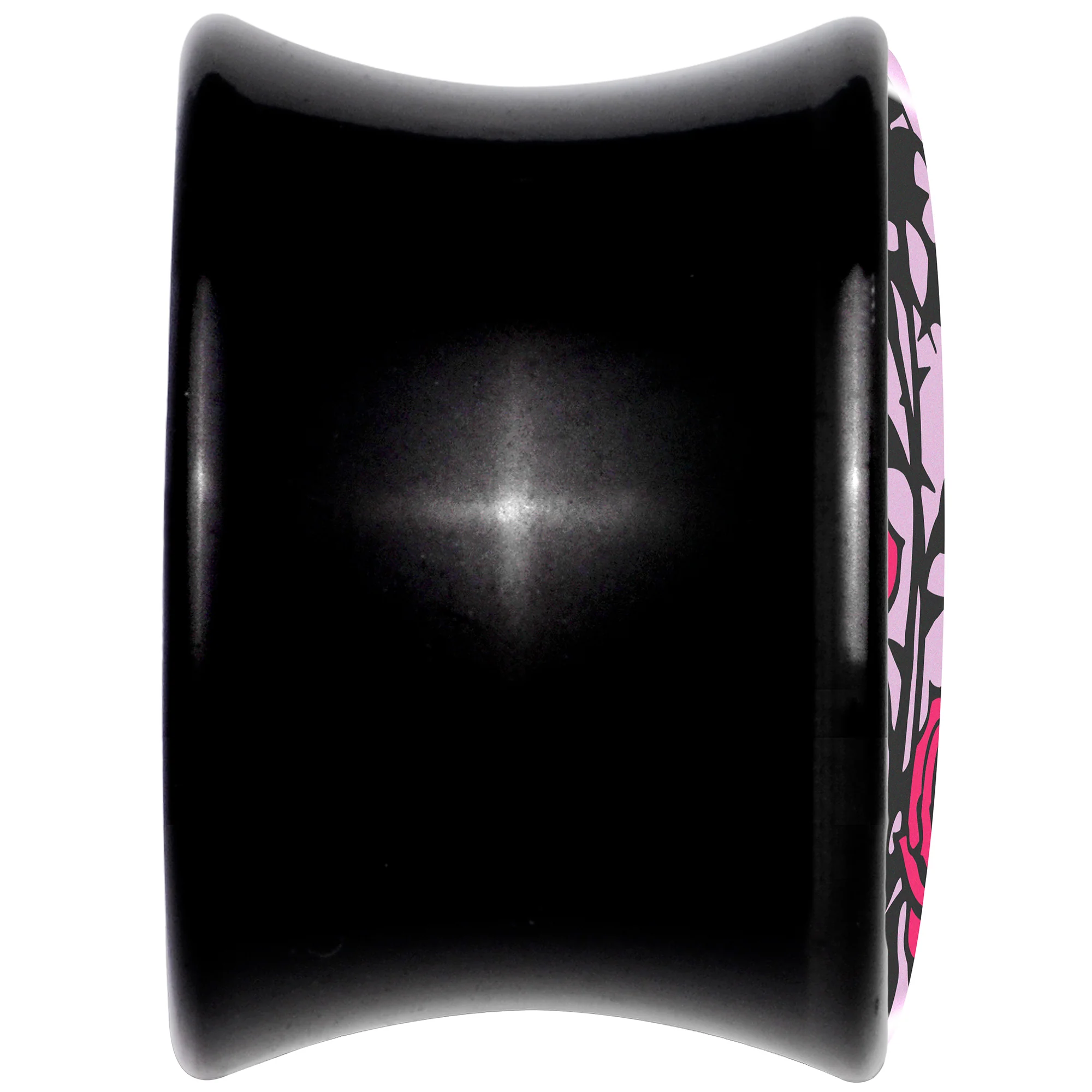 Blossom Creation Floral Love of Roses Black Acrylic Saddle Plug Set by Onyx O - Image 5