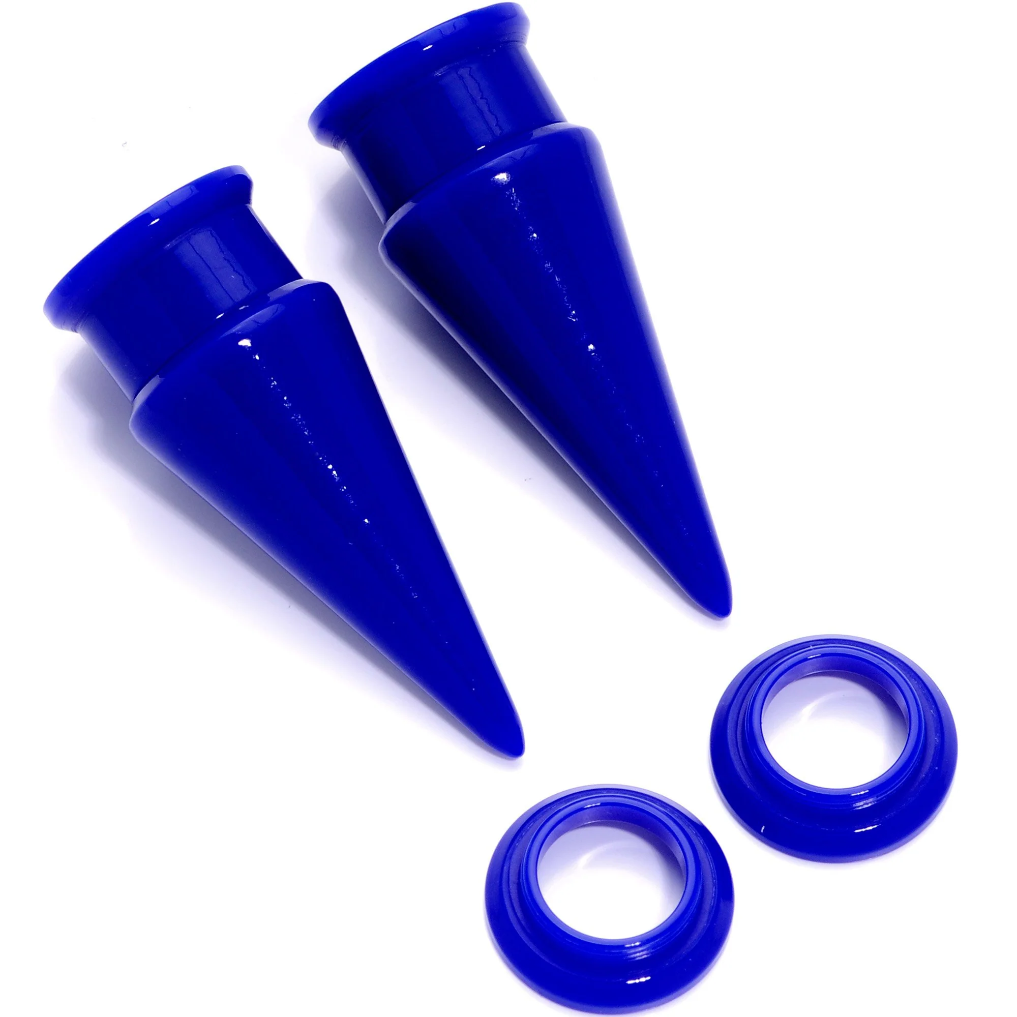 Blue 2 in 1 Interchangeable Screw Fit Plug and Taper Set - Image 5