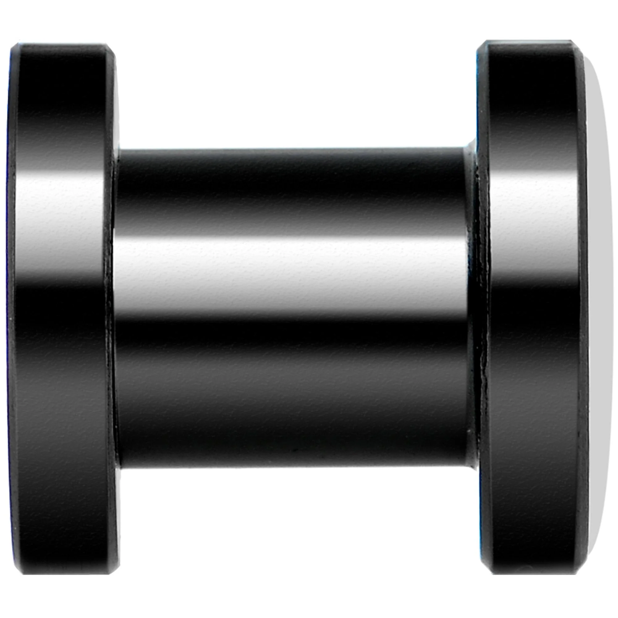 Blue Orange Tribal Print Black Anodized Screw Fit Plug Set 2G - Image 3