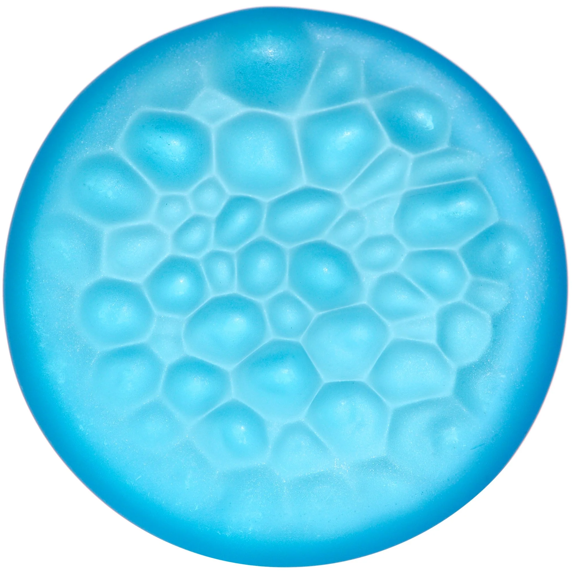 Blue Textured Glass Double Flare Plug Set Sizes 8mm to 25mm - Image 4