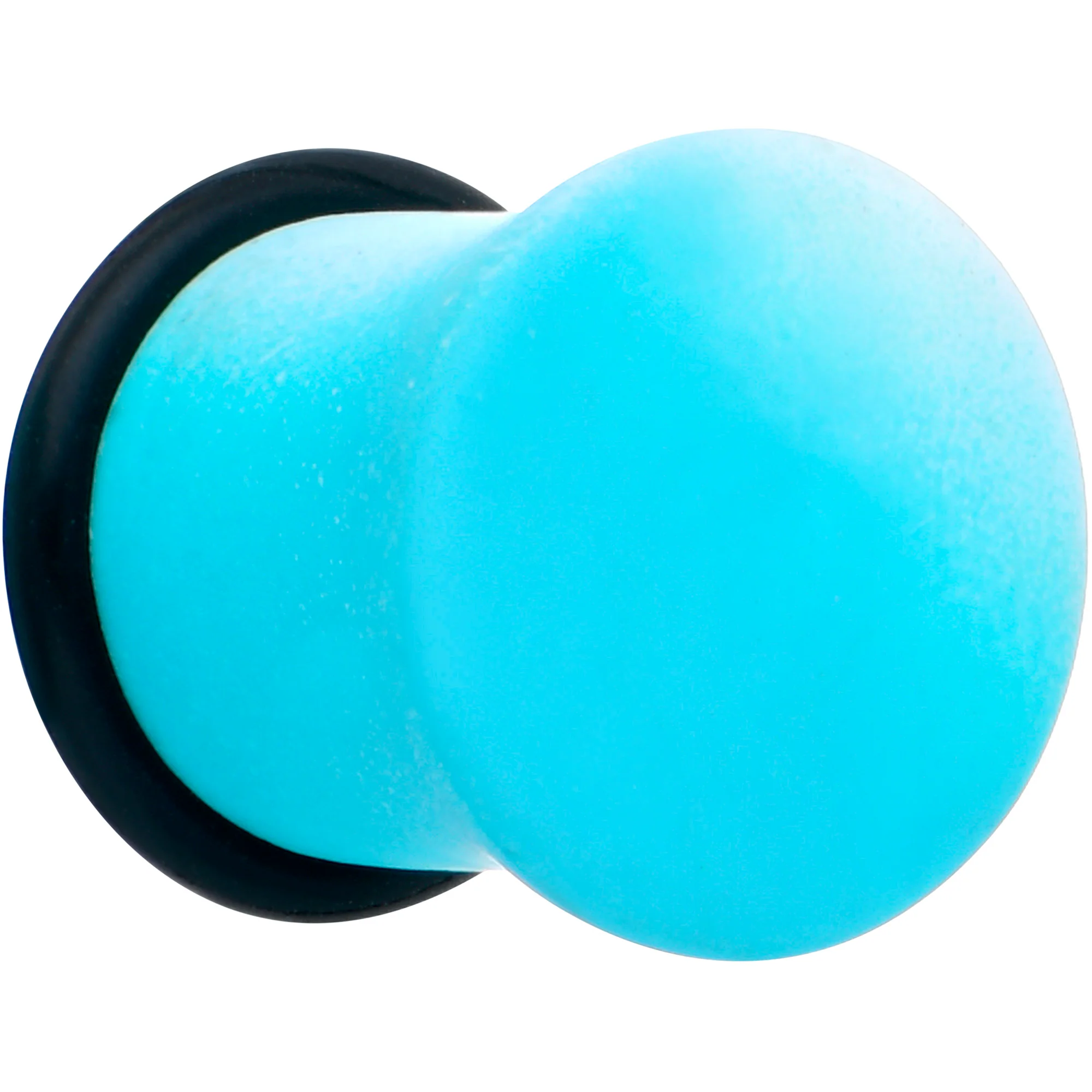 Blue White Ombre Matte Acrylic Single Flare Plug Set - Image 2