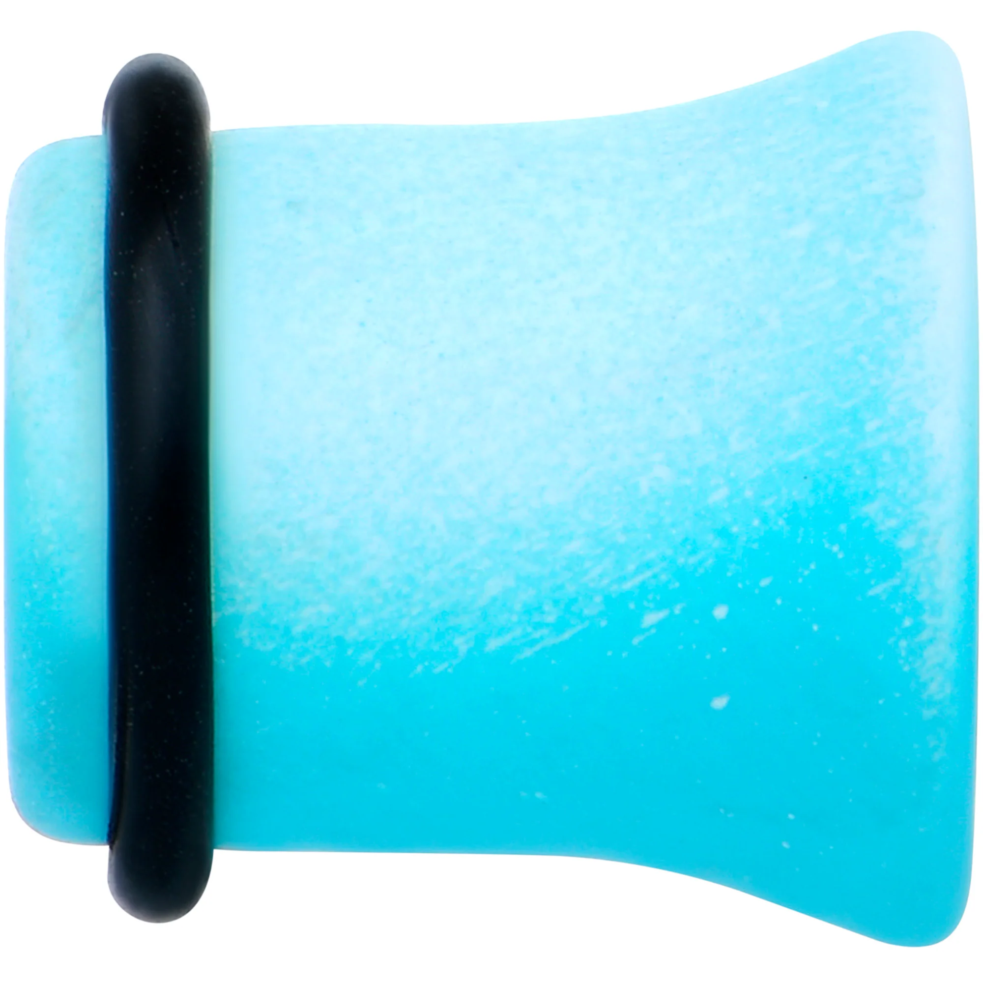 Blue White Ombre Matte Acrylic Single Flare Plug Set - Image 4