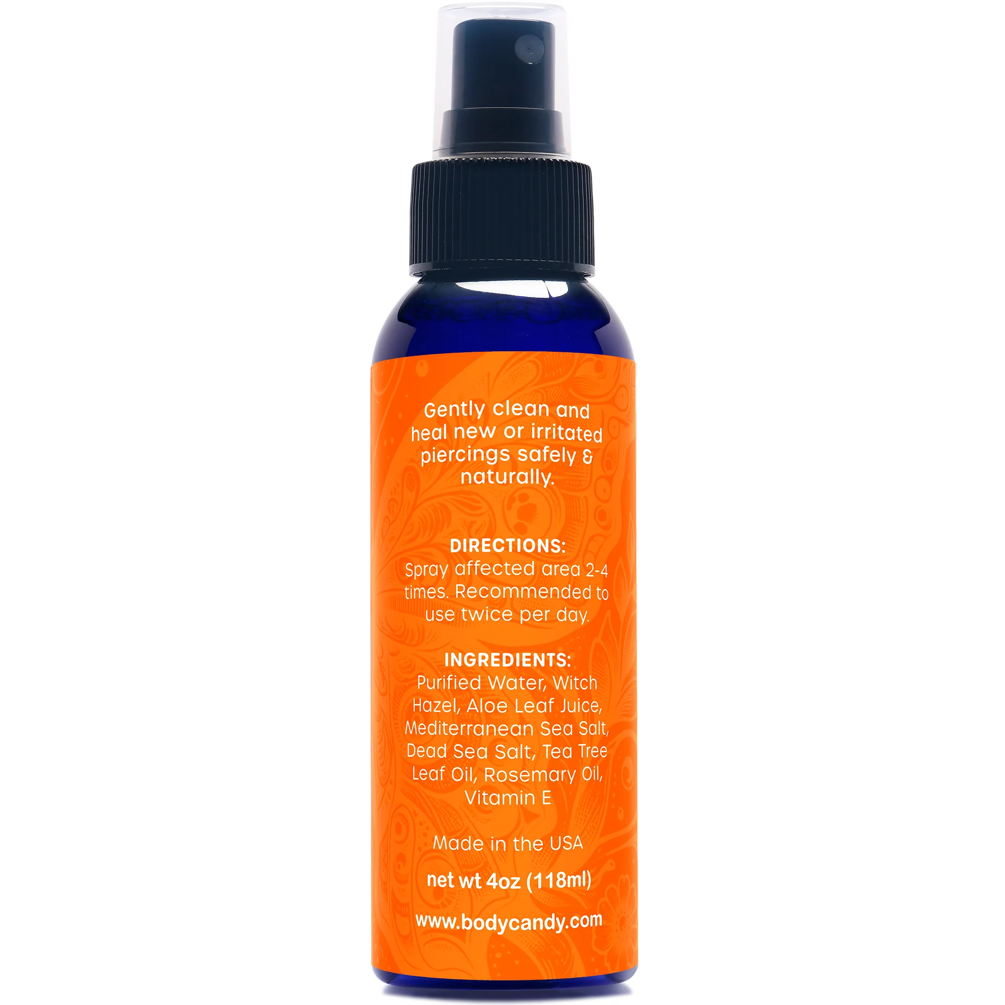 Body Candy 100% Natural Body Piercing Aftercare Solution - Image 3