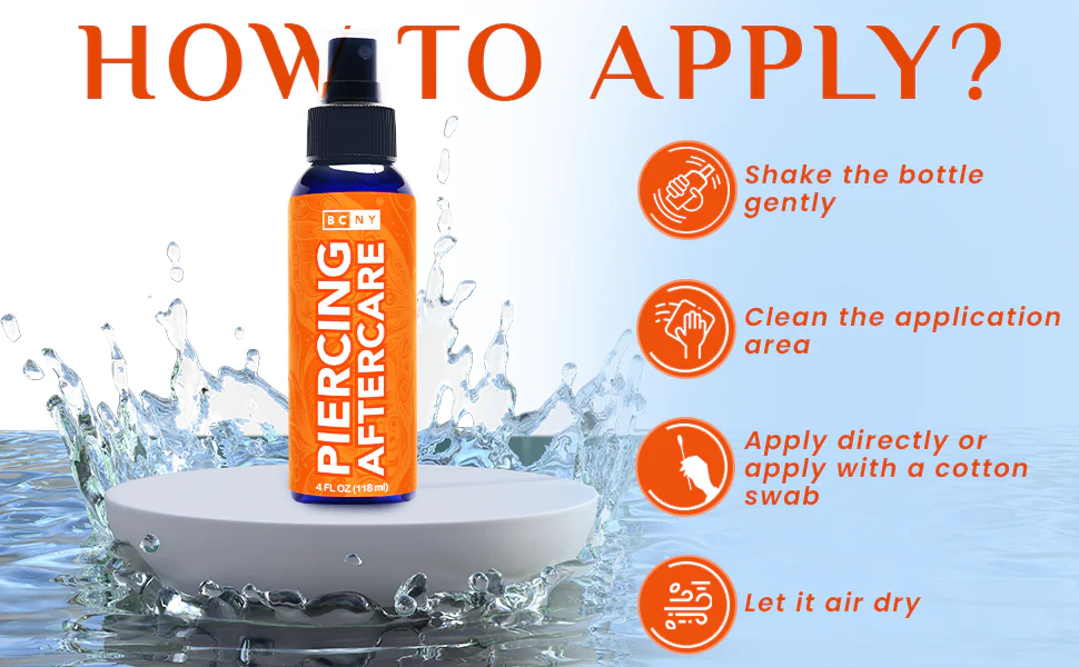 Body Candy 100% Natural Body Piercing Aftercare Solution - Image 4