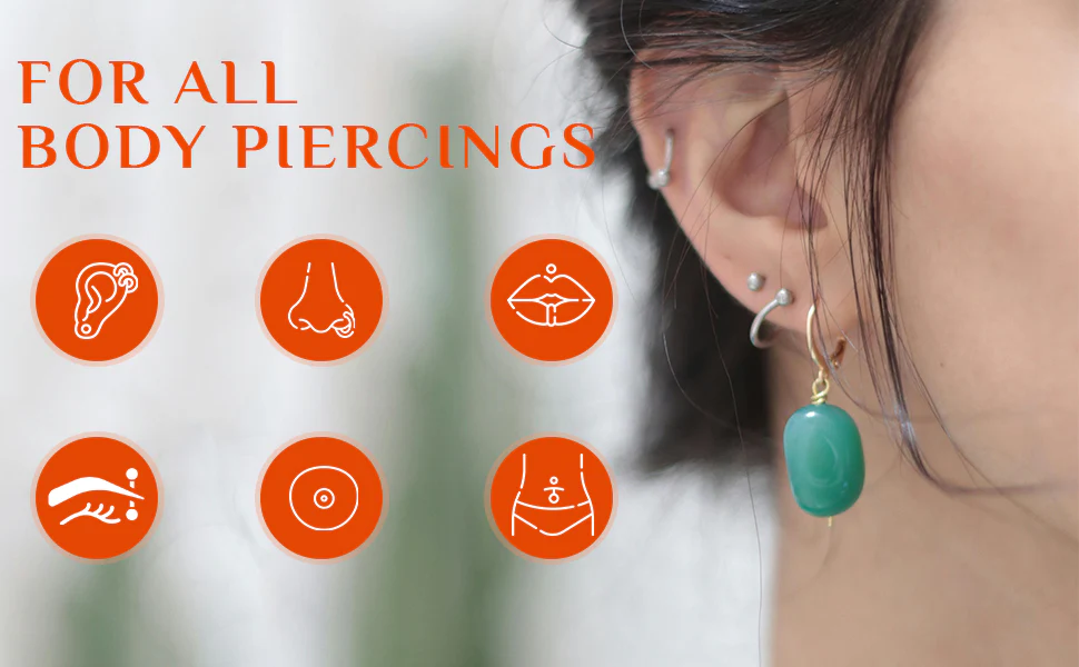 Body Candy 100% Natural Body Piercing Aftercare Solution - Image 7