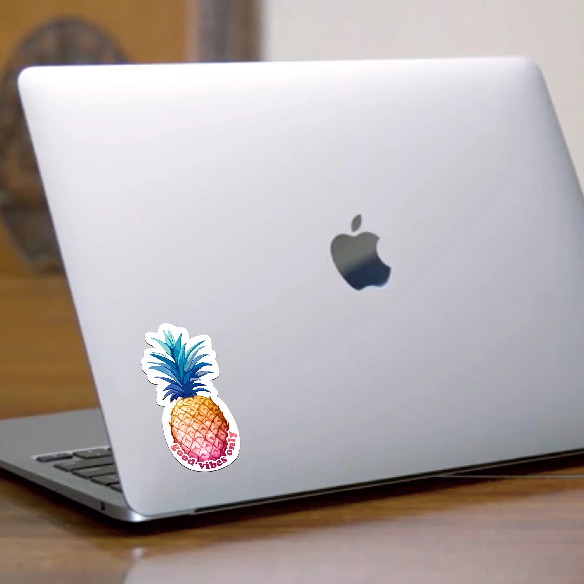 Body Candy Good Vibes Only Pineapple Sticker - Image 2