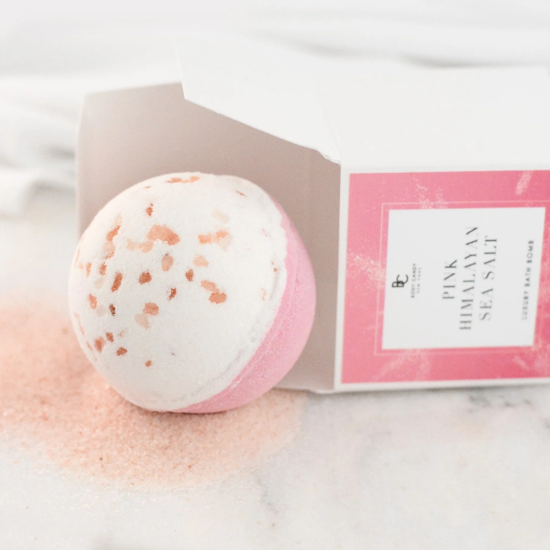 Body Candy NY Pink Himalayan Sea Salt Bath Bomb - Image 4