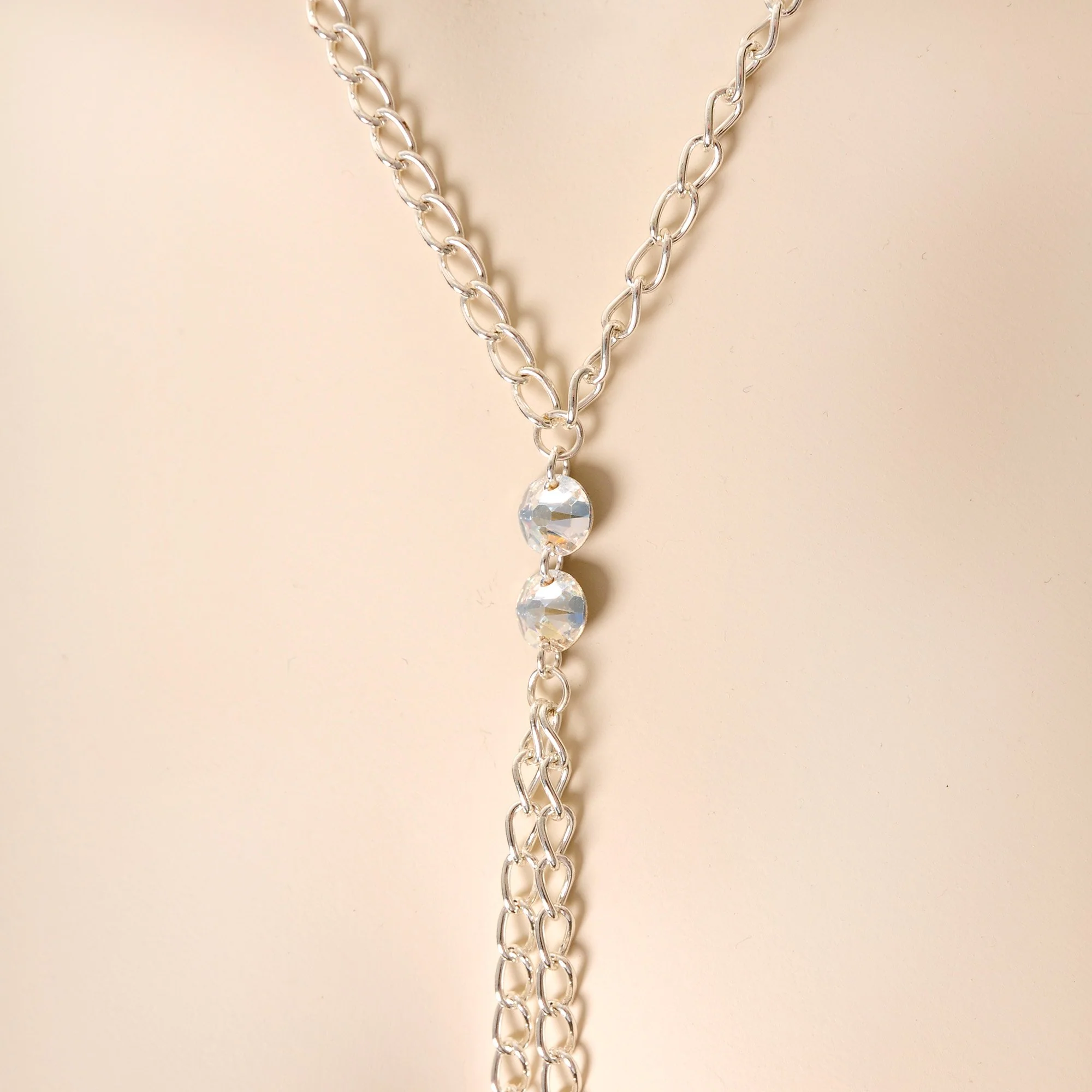 Brilliant BCR Necklace to Nipple Chain Created with Crystals - Image 5