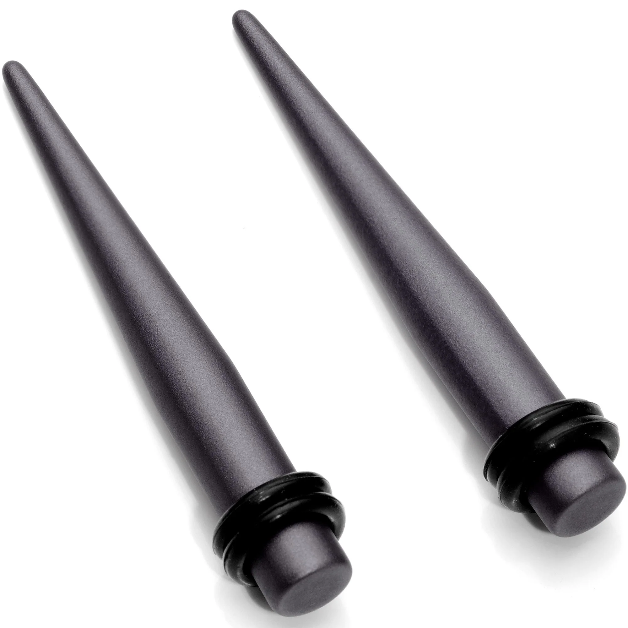 Brown Matte Silicone Straight Taper Set 4mm to 12mm - Image 10