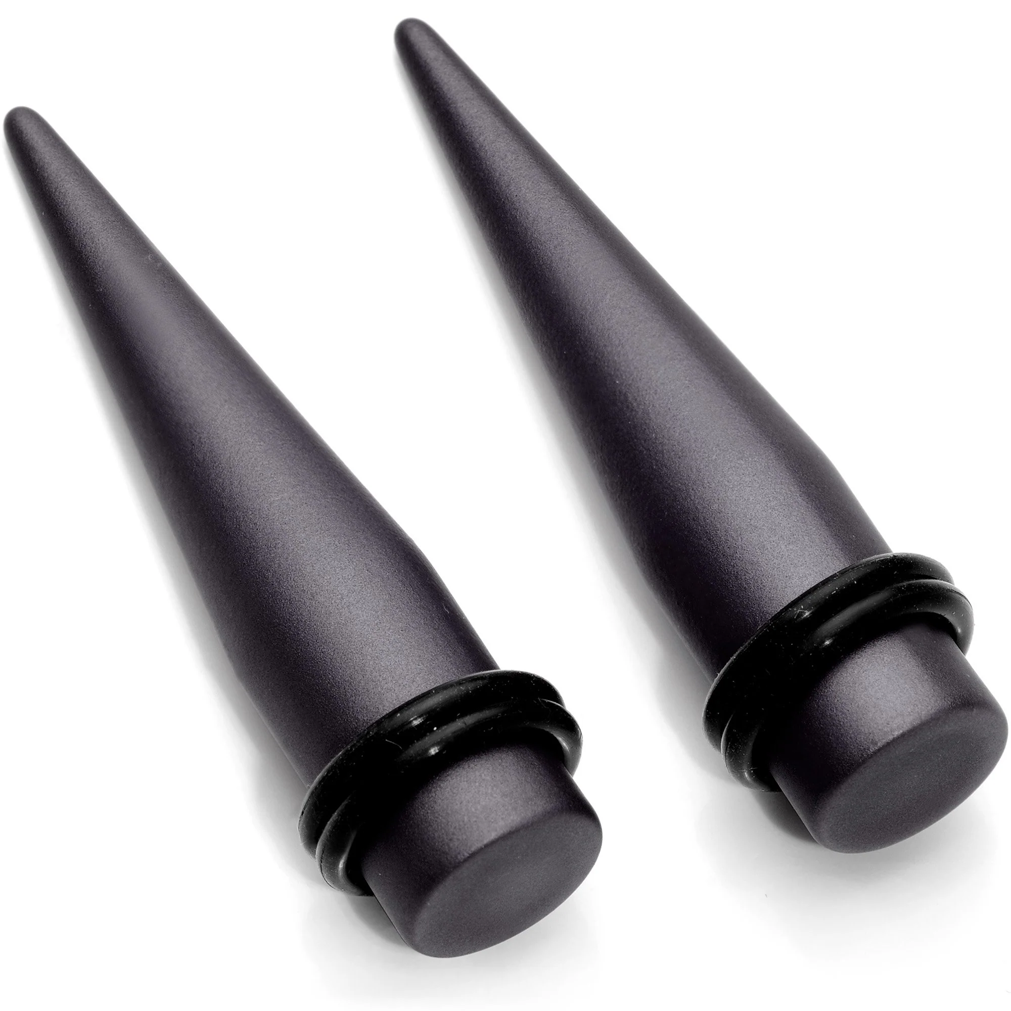 Brown Matte Silicone Straight Taper Set 4mm to 12mm - Image 6