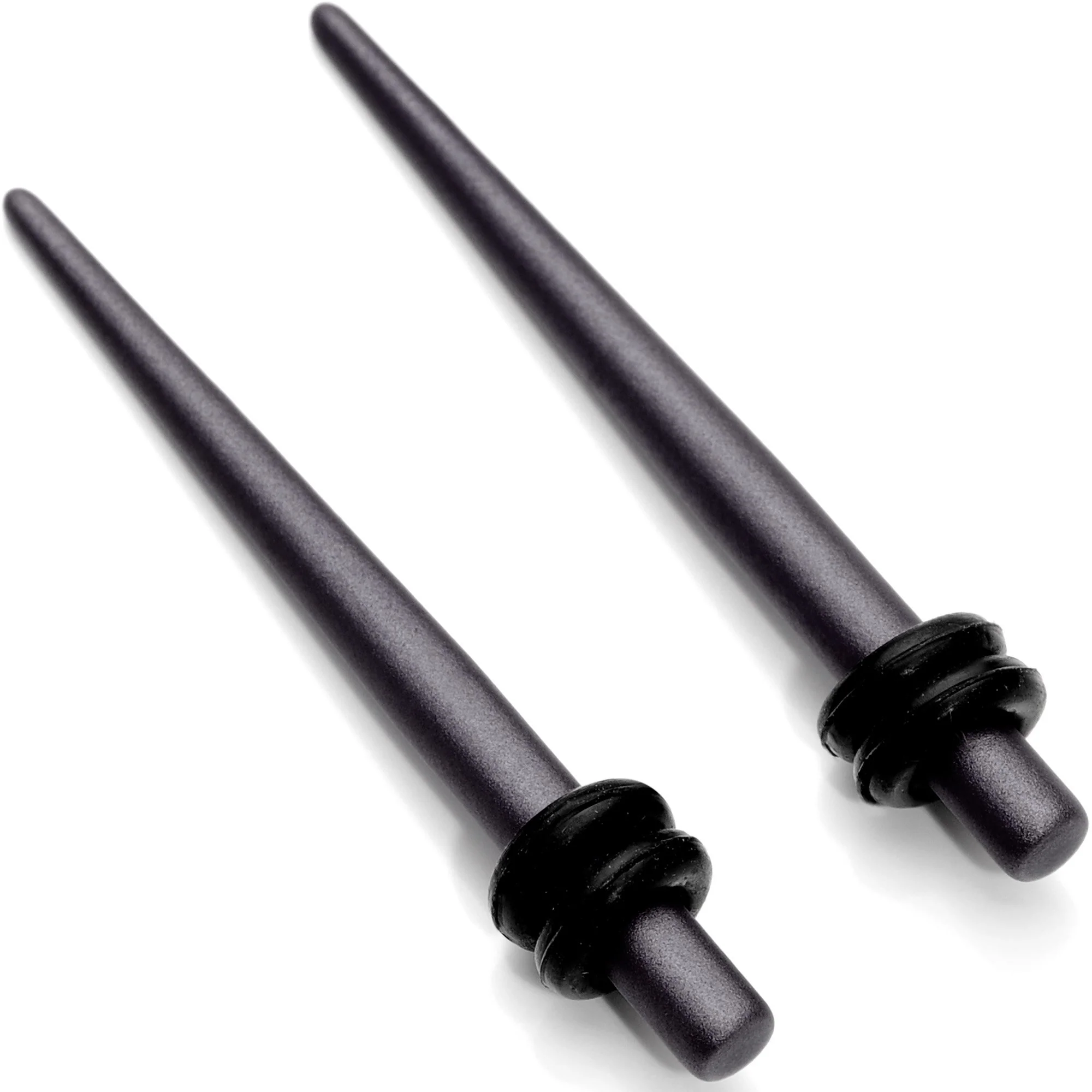 Brown Matte Silicone Straight Taper Set 4mm to 12mm - Image 7