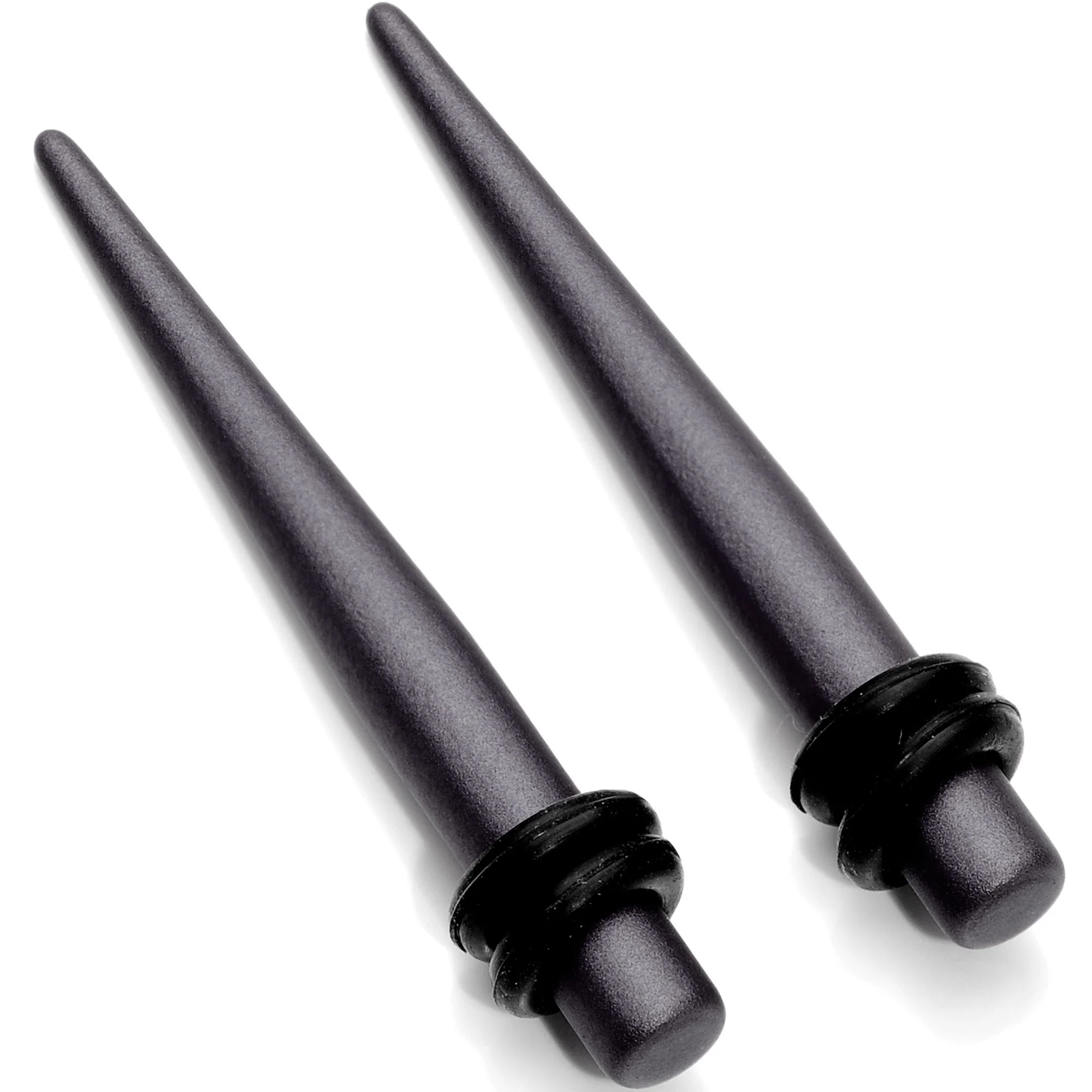 Brown Matte Silicone Straight Taper Set 4mm to 12mm - Image 8