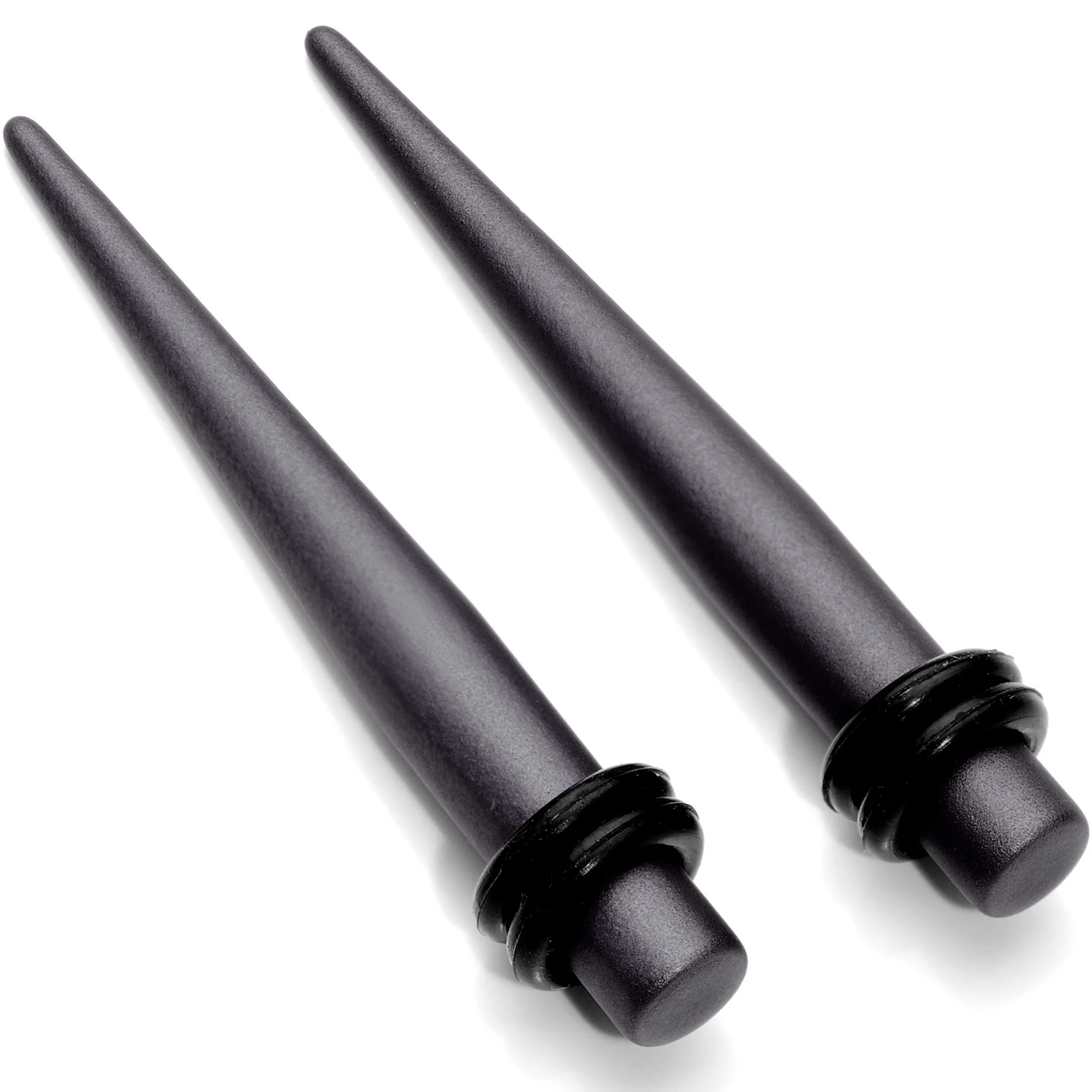 Brown Matte Silicone Straight Taper Set 4mm to 12mm - Image 9