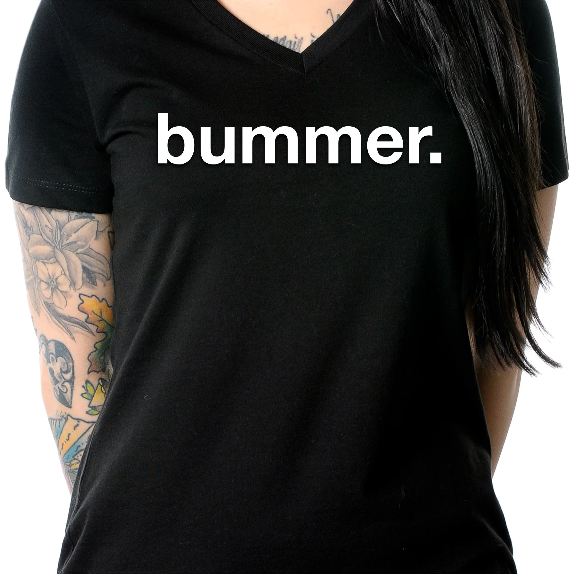 Bummer Tapered V-Neck Tee Shirt - Image 6