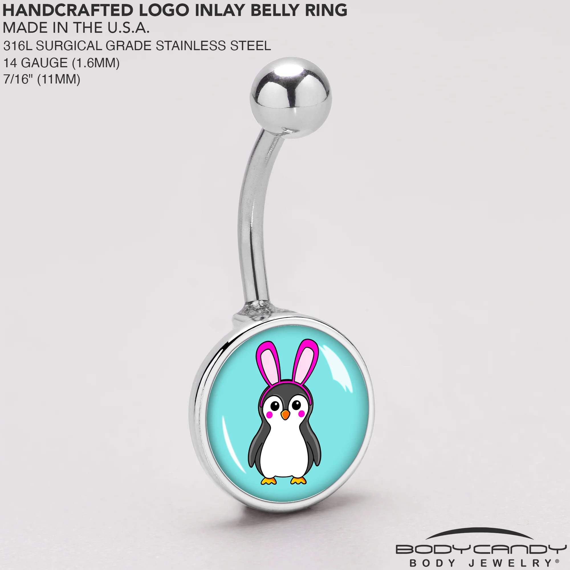 Bunny Penguin Belly Ring by Onyx O - Image 5