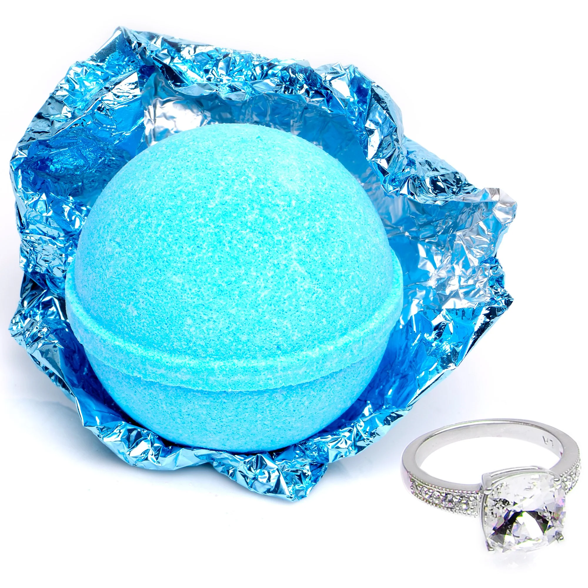 Ocean Breeze Bath Bomb with Jewelry Ring Inside - Image 4