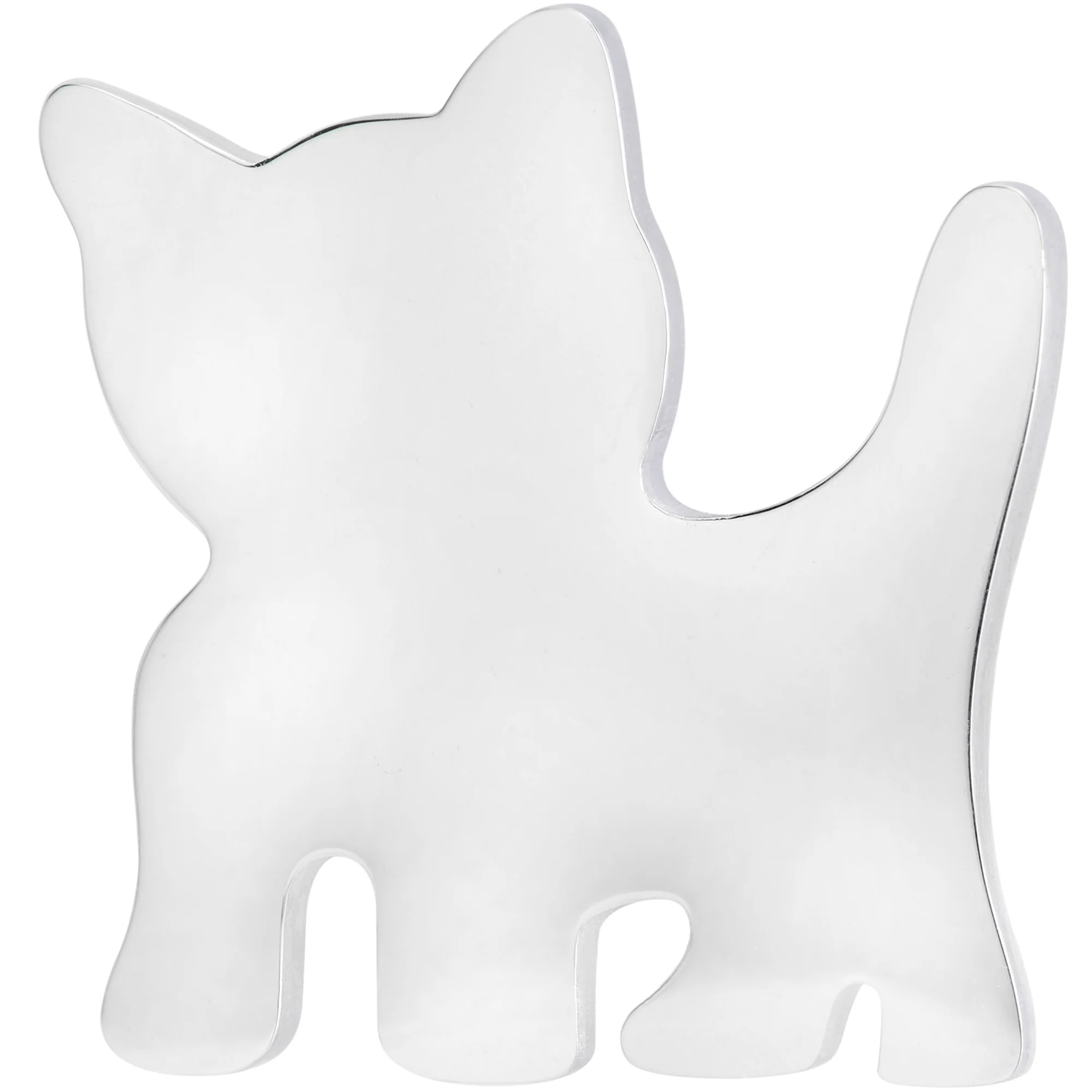 Steel Cat Lover Kitty Cat Single Flare Plug Set 14G to 0G - Image 4