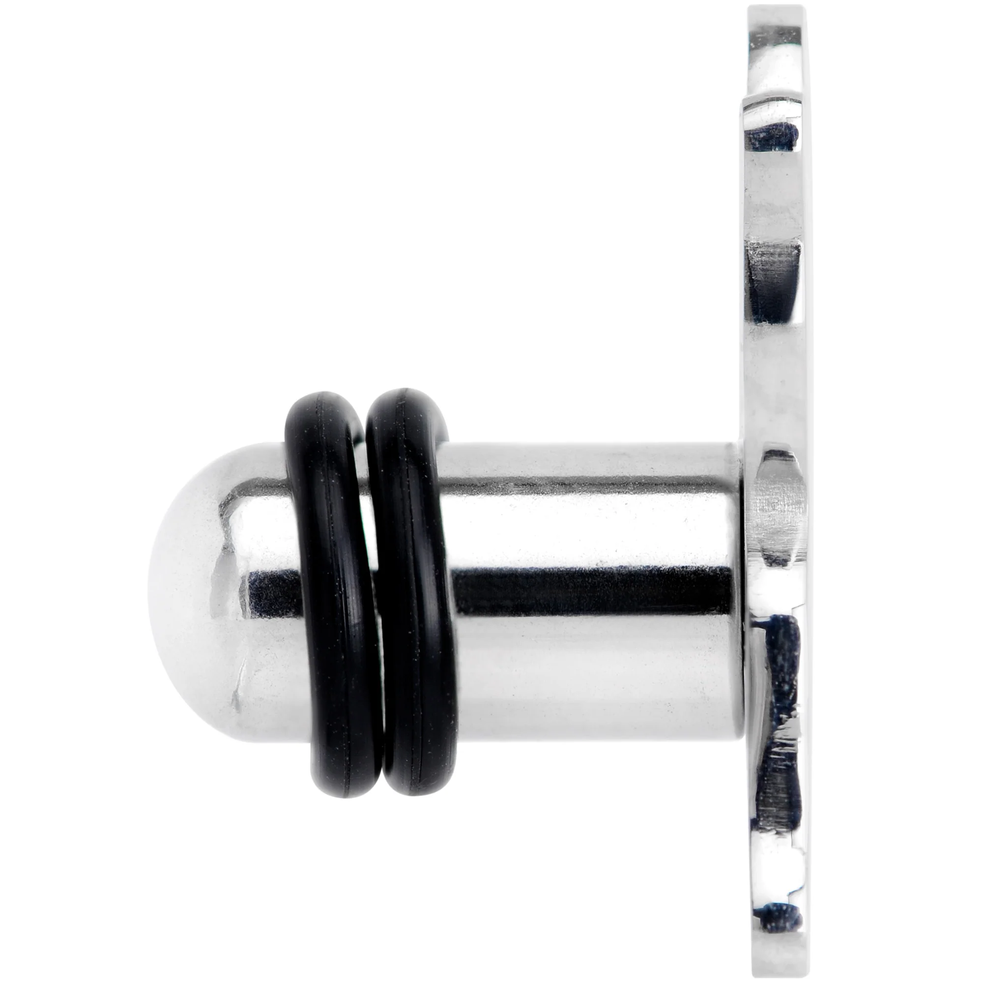 Steel Cat Lover Kitty Cat Single Flare Plug Set 14G to 0G - Image 5