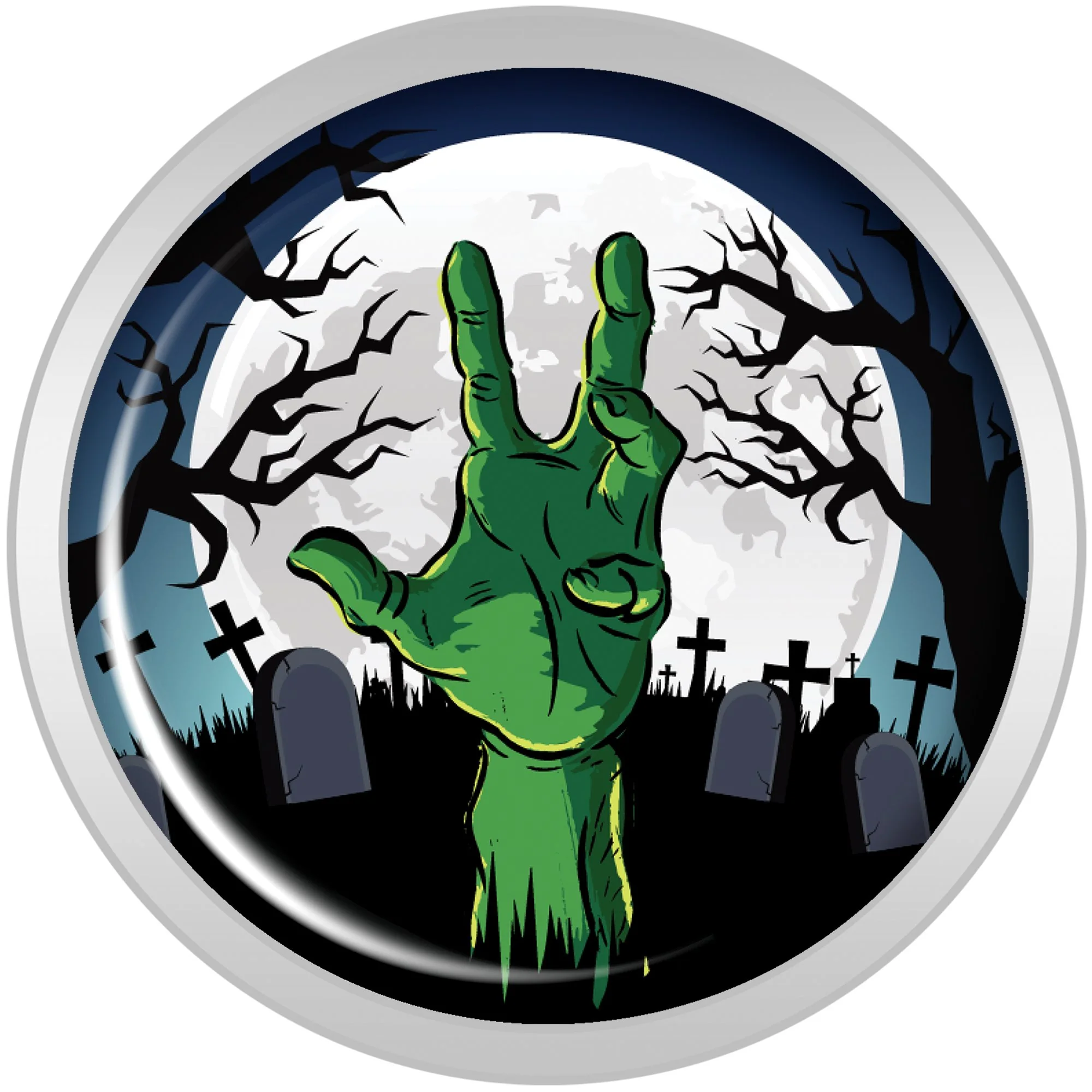 Cemetery Zombie Hand Halloween Plug Set 1/2 - Image 3