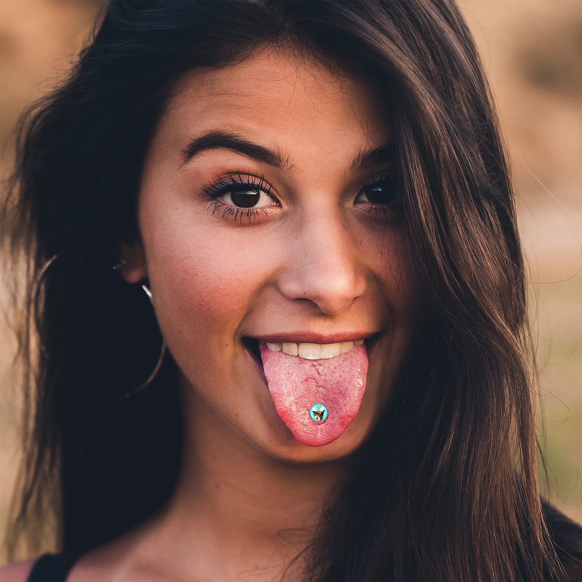 Chinese Take Out Barbell Tongue Ring by Onyx O - Image 3