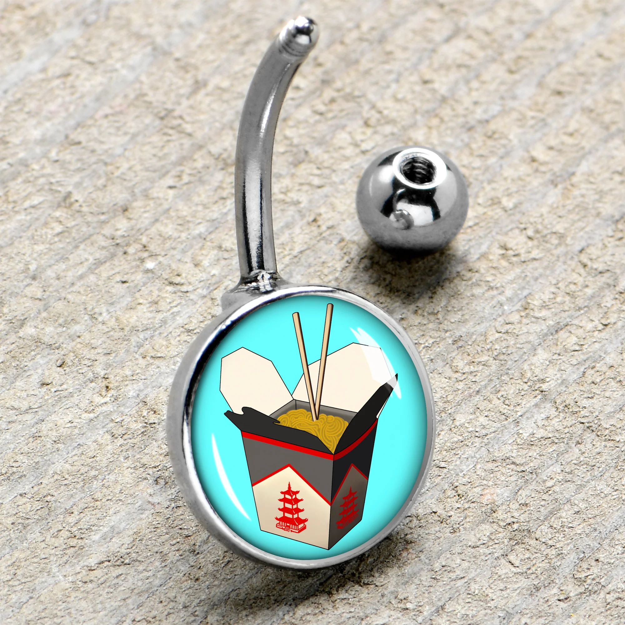Chinese Take Out Belly Ring by Onyx O - Image 4