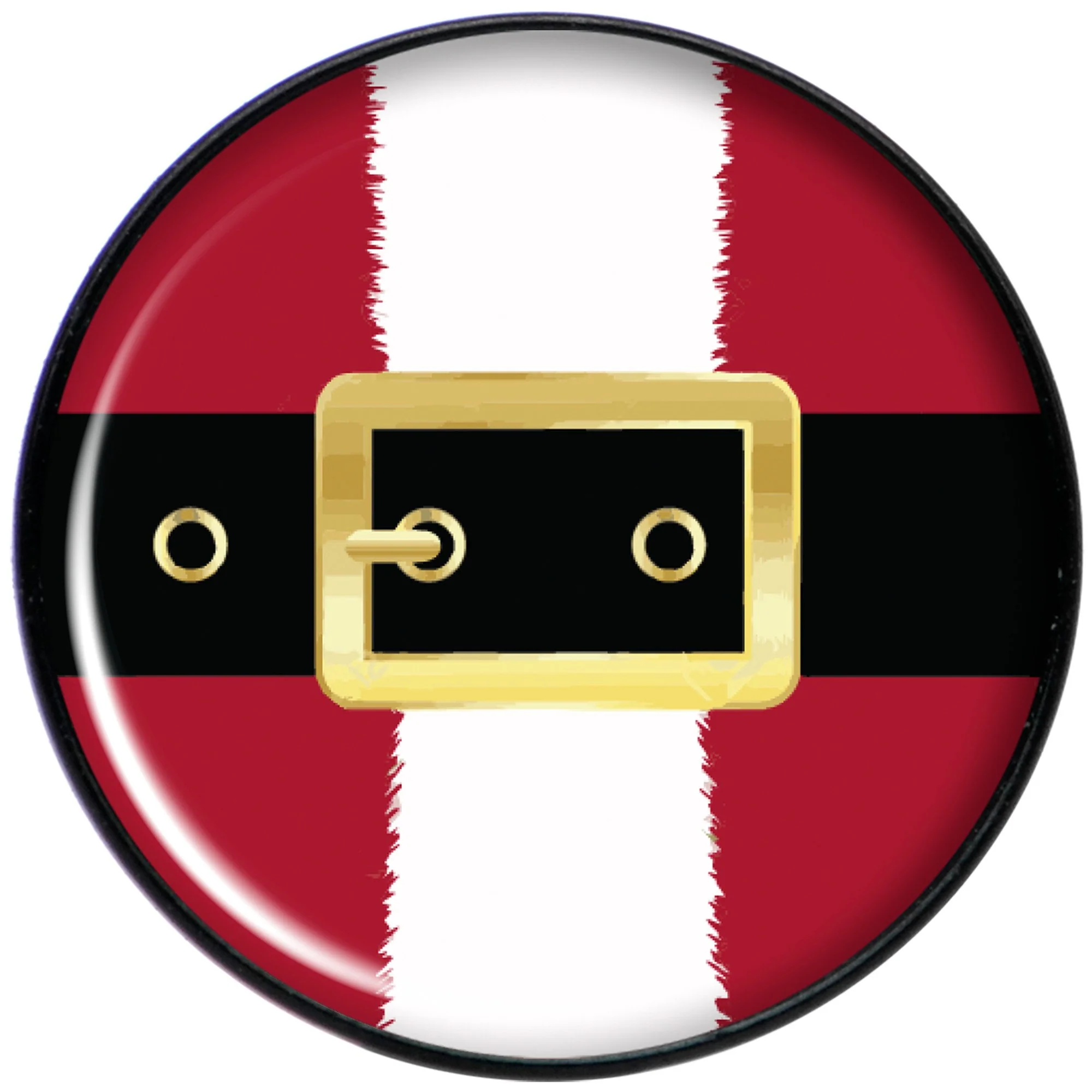 Christmas Santa Suit Black Stud Earrings - Image 3
