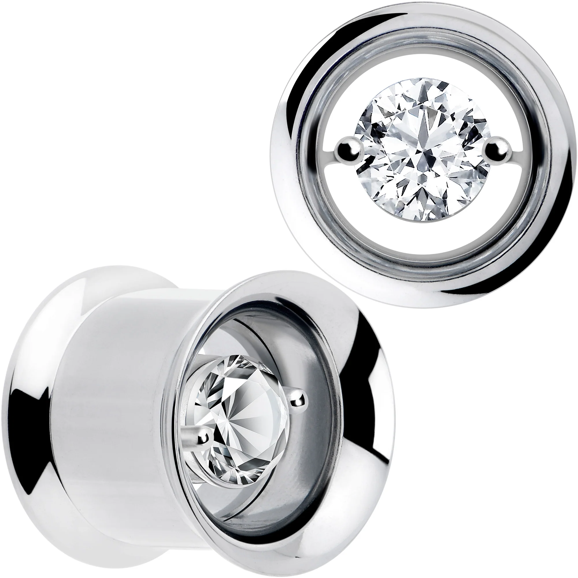 Gem Floating Screw Fit Tunnel Plug Set Available Sizes 8mm to 16mm - Image 10