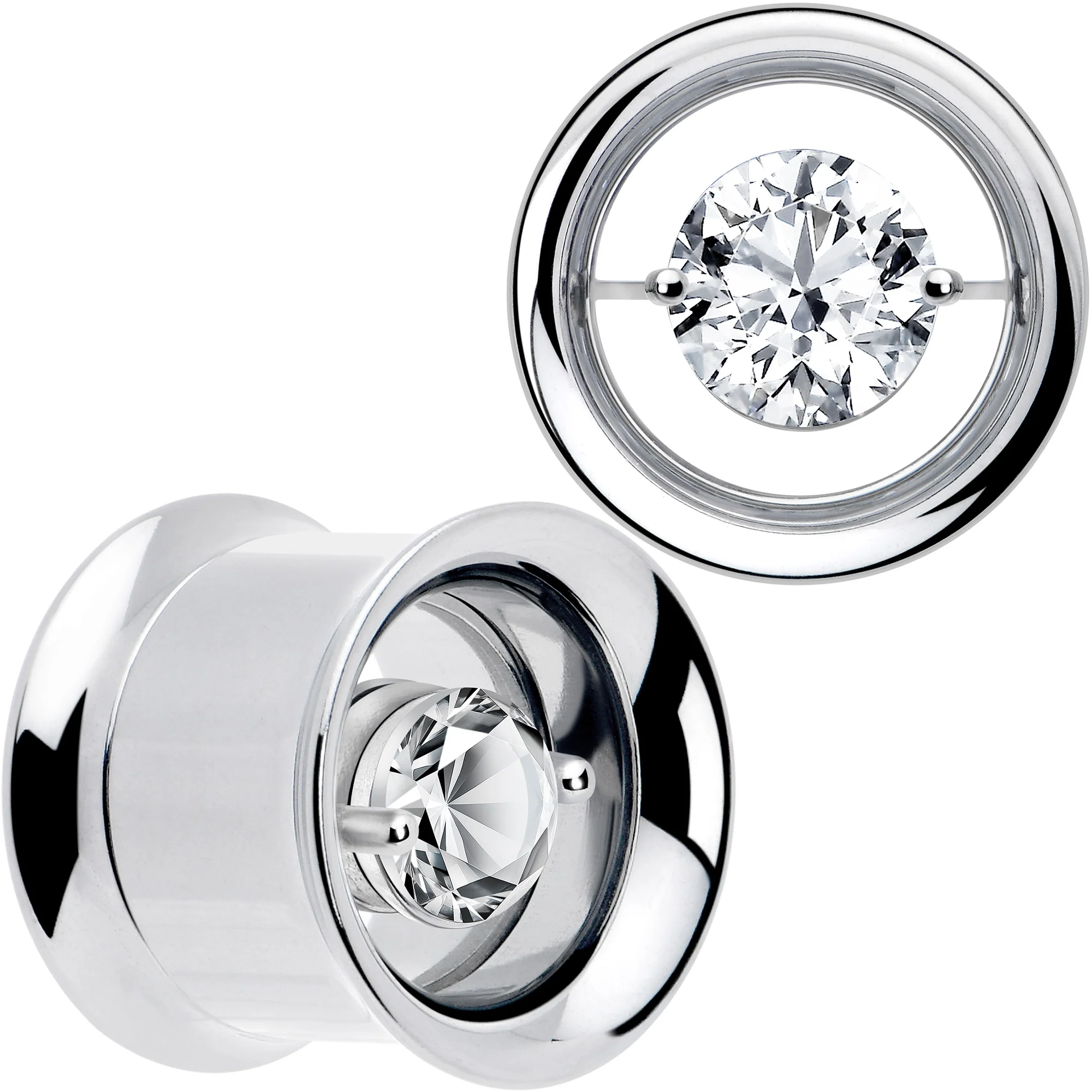 Gem Floating Screw Fit Tunnel Plug Set Available Sizes 8mm to 16mm - Image 11